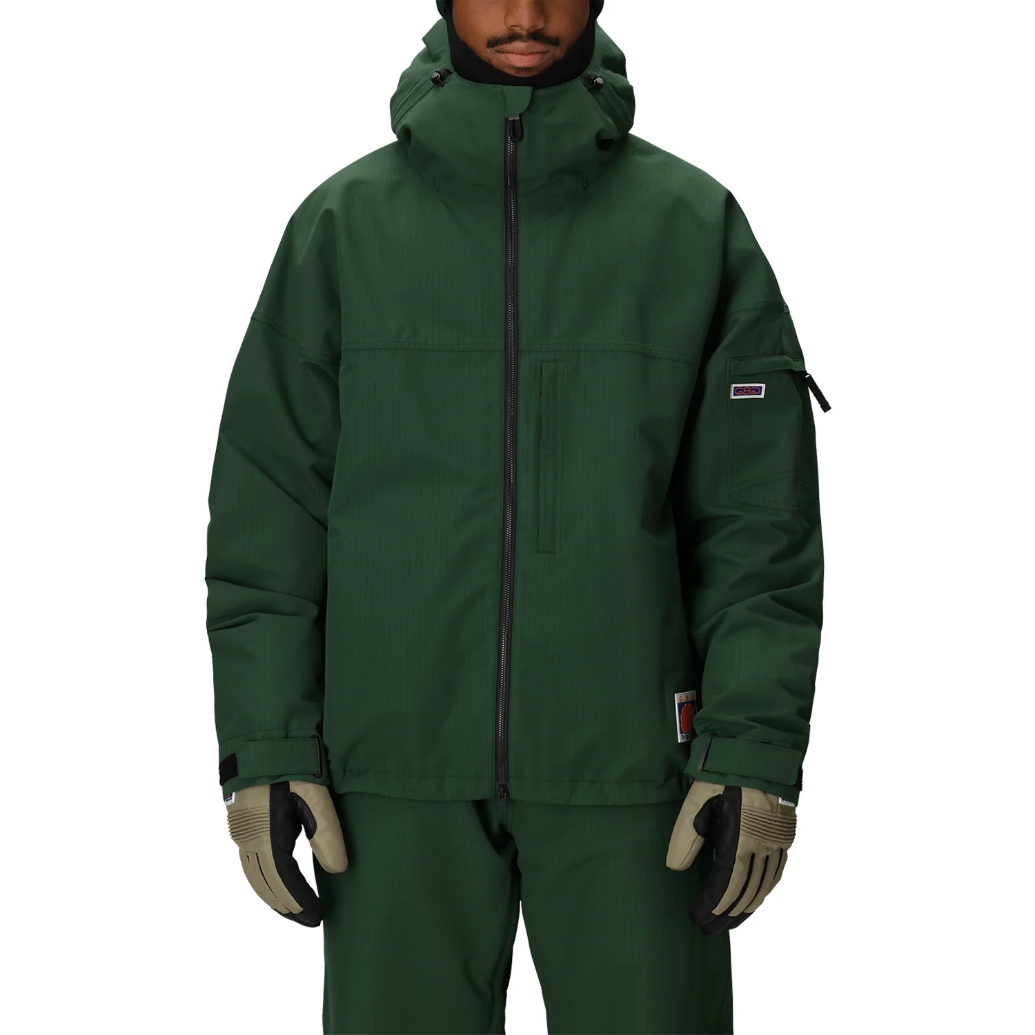 686 Men's Dojo Shell Jacket 2026 Moss Green Ripstop - Image 2