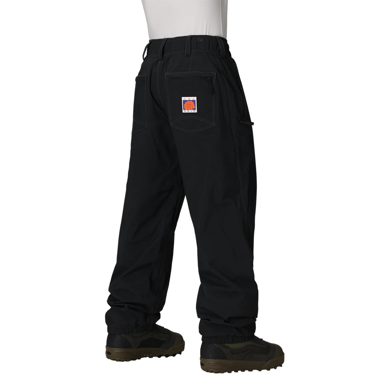 686 Men's Dojo Shell Pant 2026 Black - Image 3