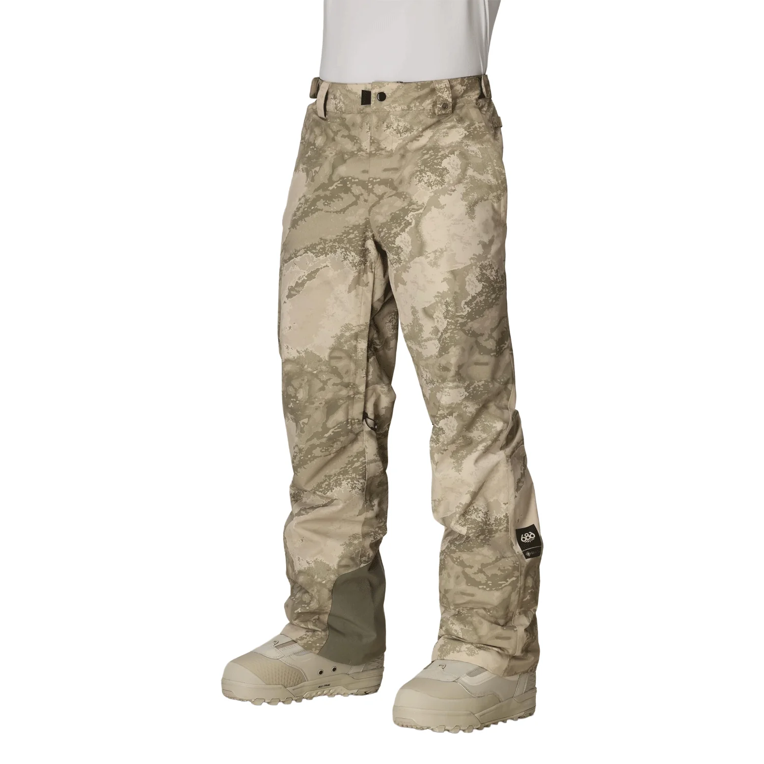 686 Men's Gore-Tex Core Shell Pant 2026 Limestone Hemisphere Print