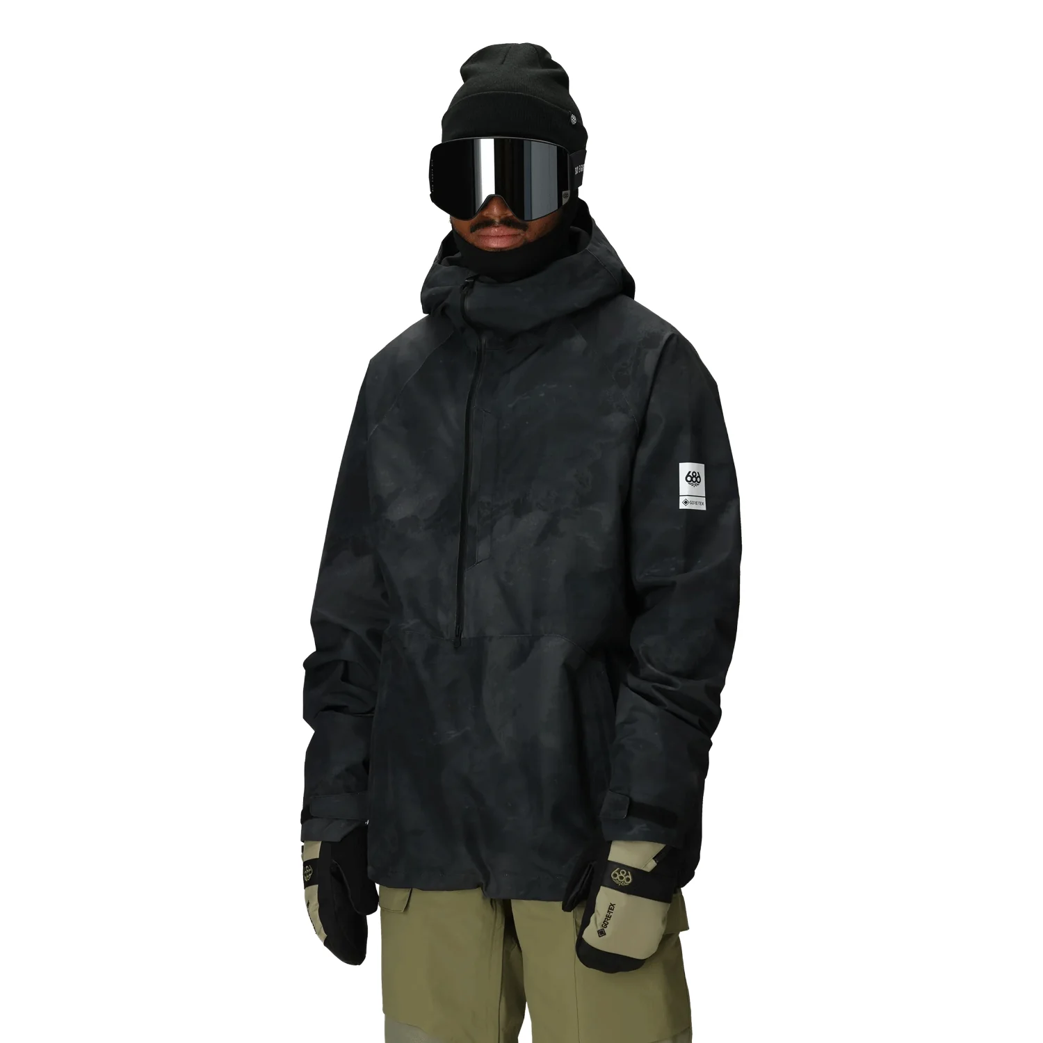 686 Men's Gore-Tex Fragment Shell Anorak 2026 Black Hemisphere