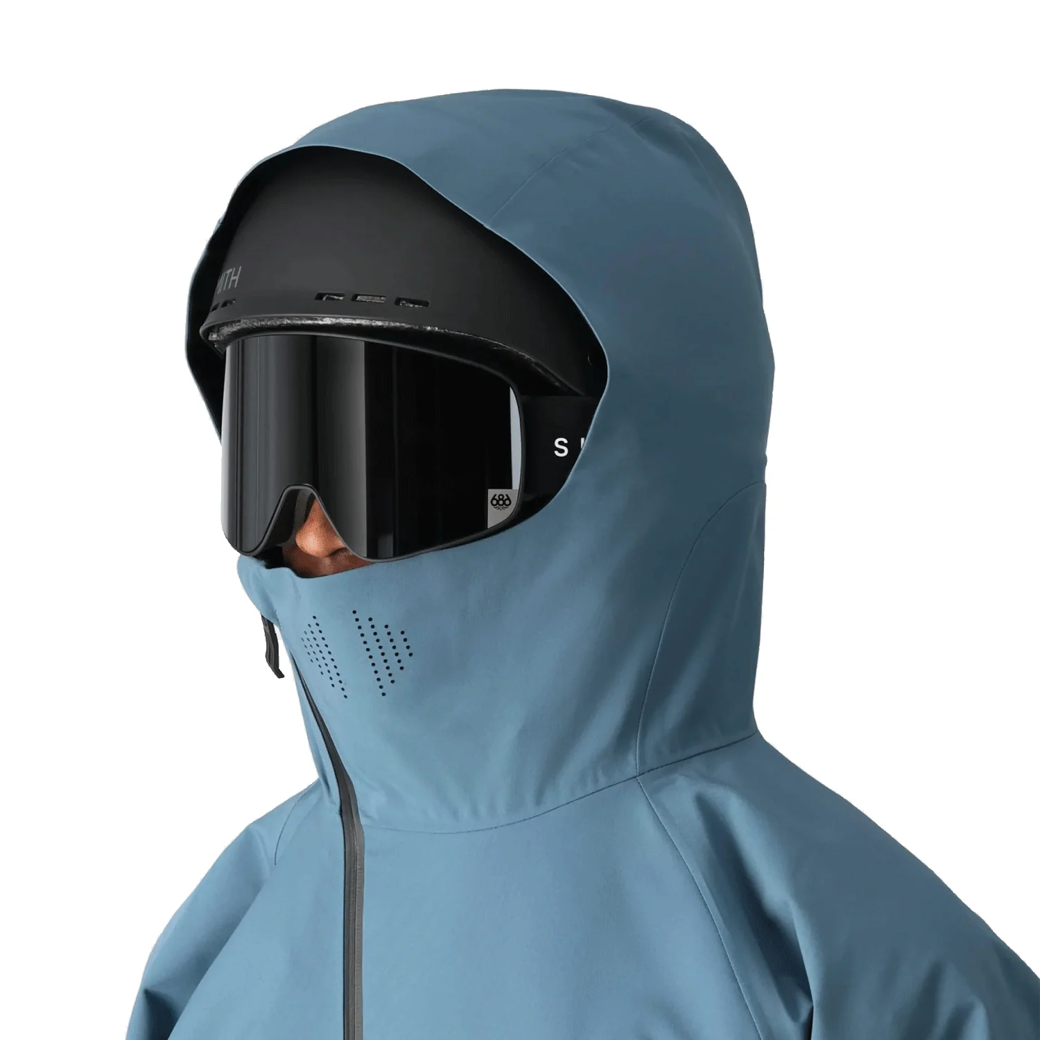 686 Men's Hydra Thermagraph Jacket 2025 Stellar Blue Colourblock - Image 2