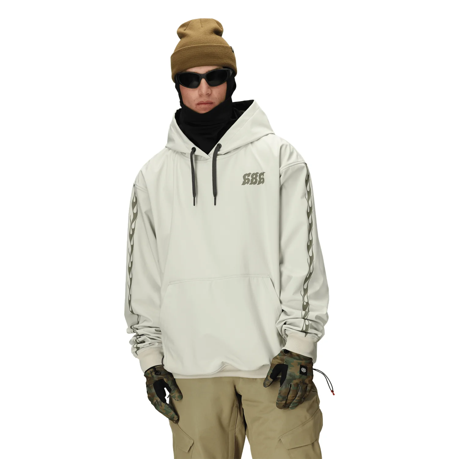 686 Men's Waterproof Team Hoody 2026 Limestone
