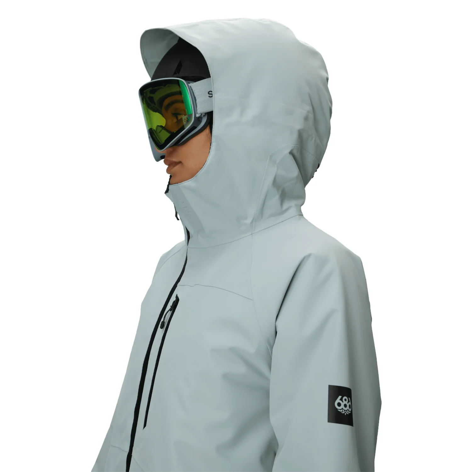 686 Women's Hydra Thermagraph Jacket 2026 Dusty Marine - Image 4