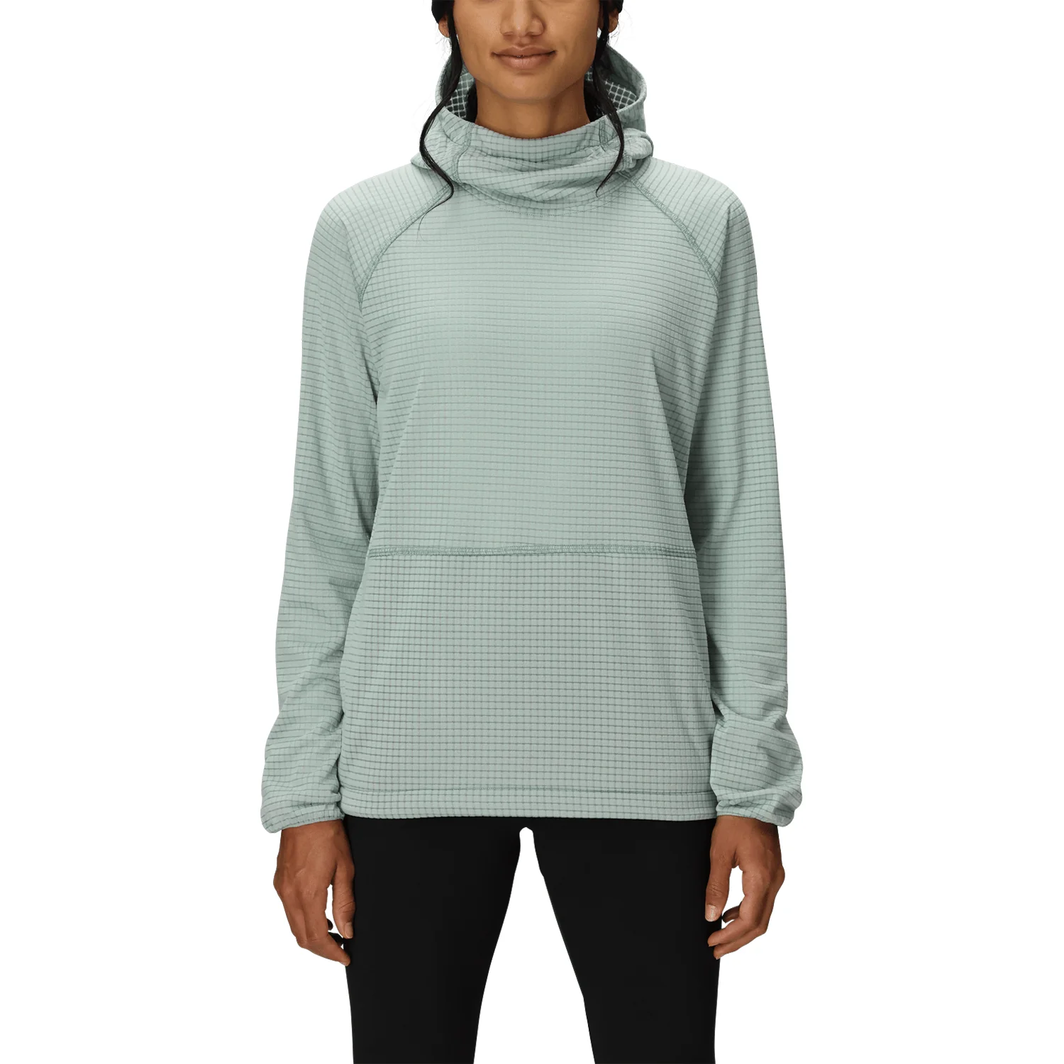 686 Women's Mission Grid Hoody 2026 Dusty Marine - Image 2