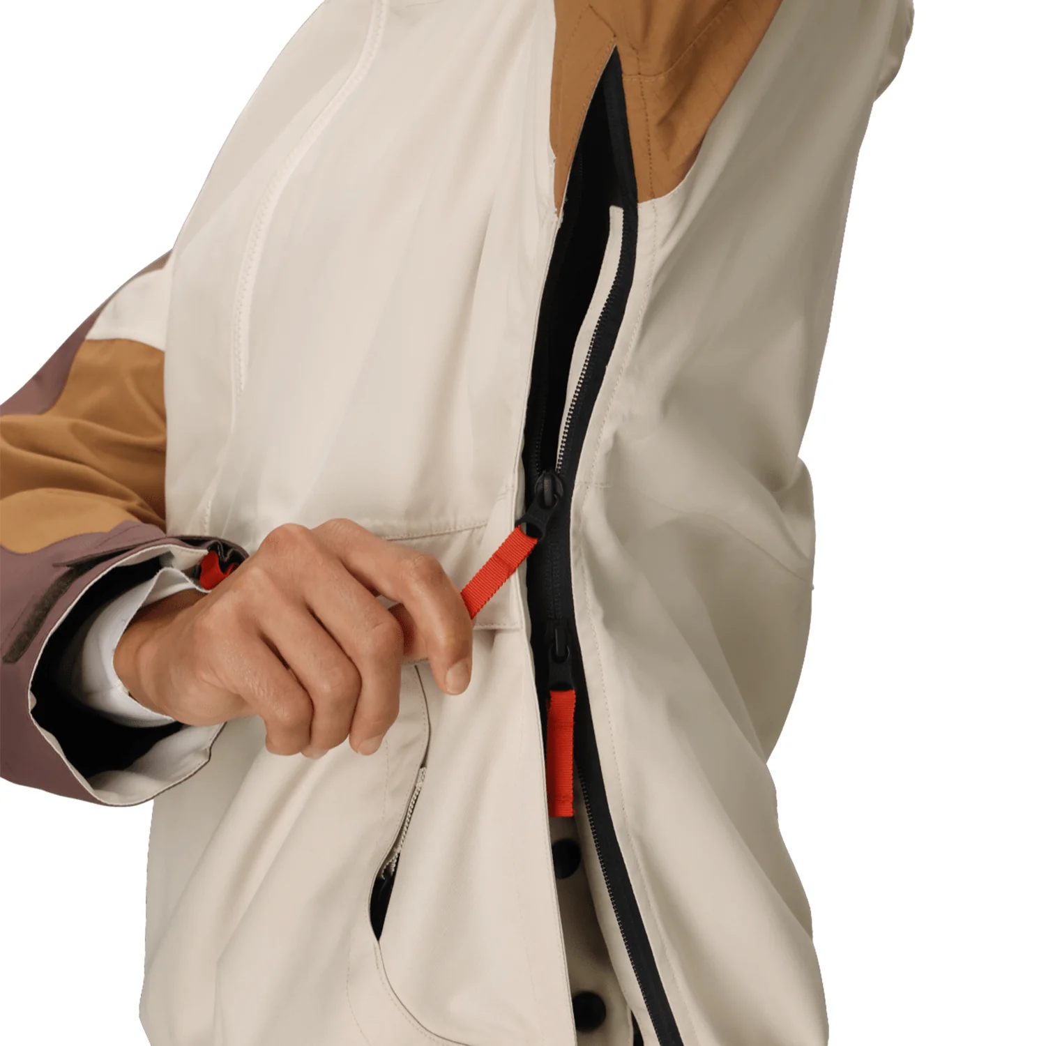 686 Women's Outline Shell Anorak 2026 Limestone Colorblock - Image 5