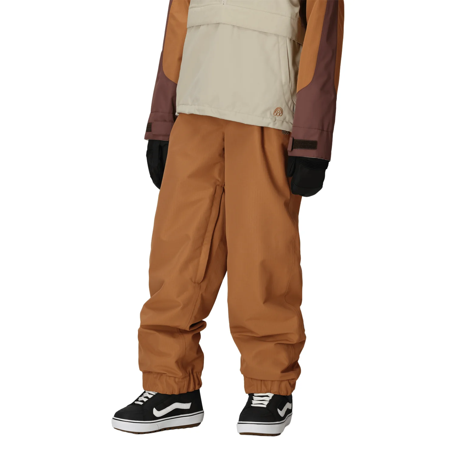 686 Women's Outline Shell Pant 2026 Caramel Ripstop - Image 6
