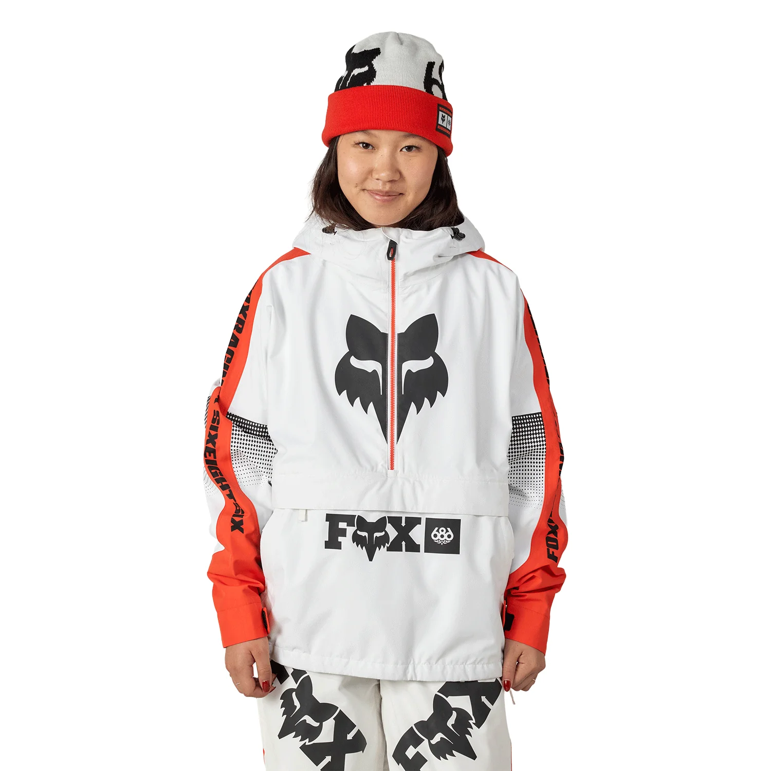 686 x Fox Women's Anorak 2026 Fox Flare Colourblock