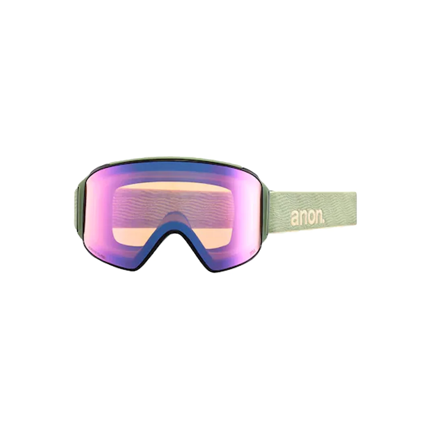 Anon M4 Cylindrical MFI Goggles Hedge/Perceive Variable Green + Perceive Cloudy Pink - Image 2