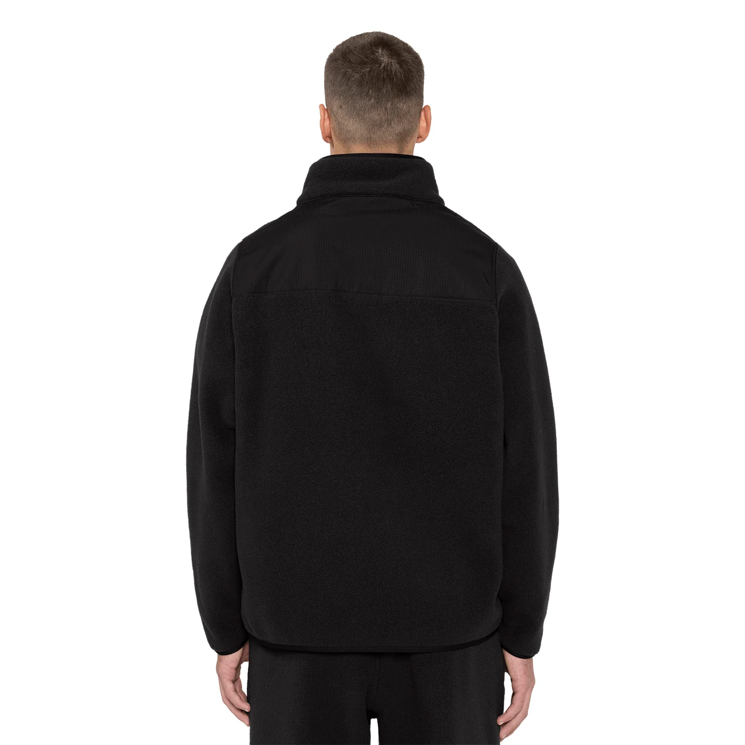Armada Ledger Fleece Zip Up Sweater Black - Image 3