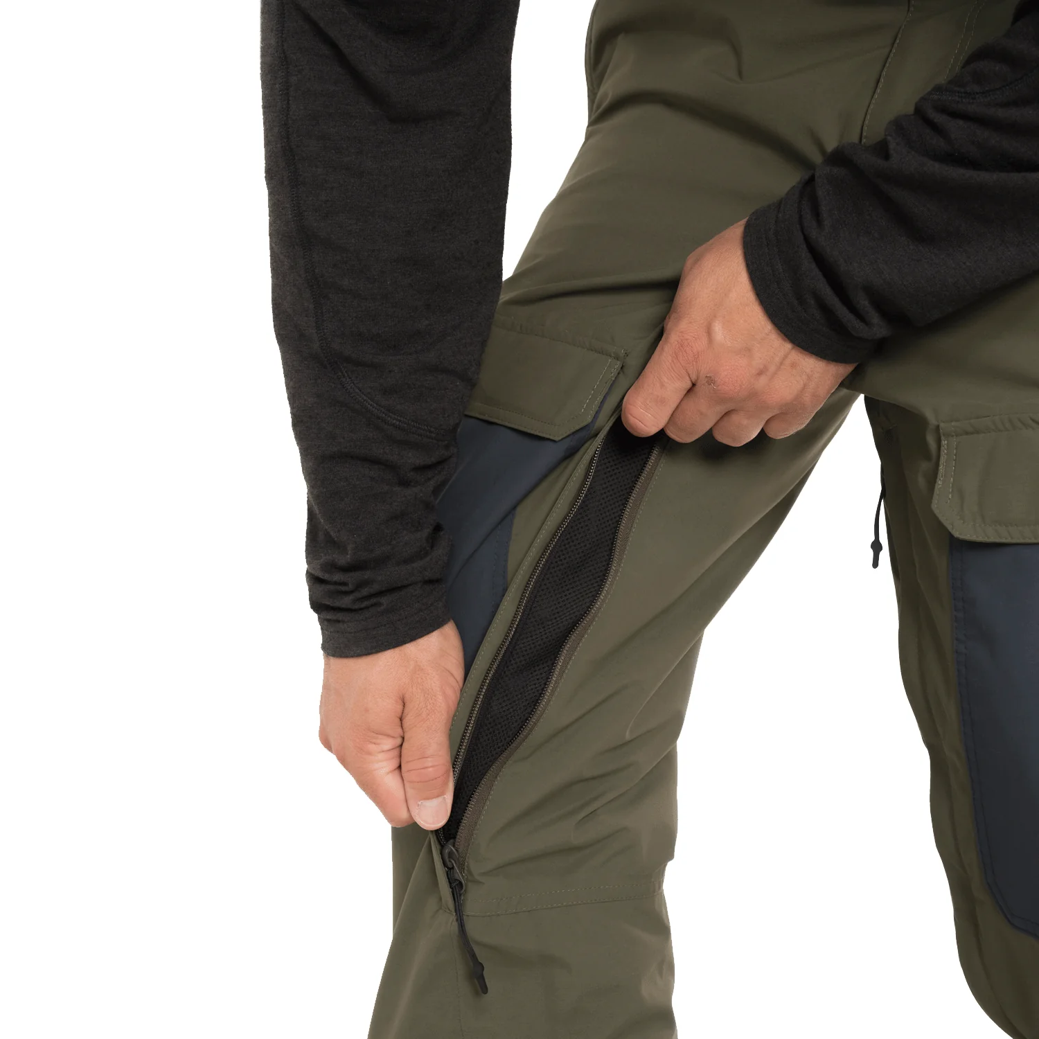 Armada Men's Sumpter 2L Bib Pant 2024 Olive Indigo - Image 2