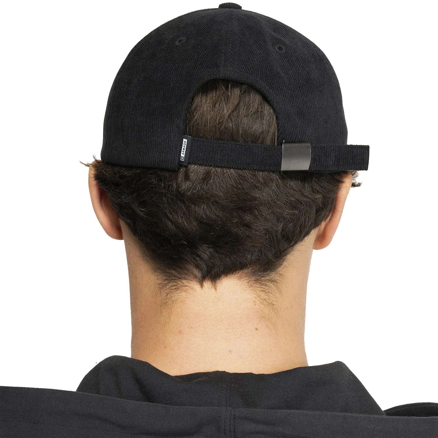 Armada Six Panel Corduroy Hat 2023 Black - Image 2