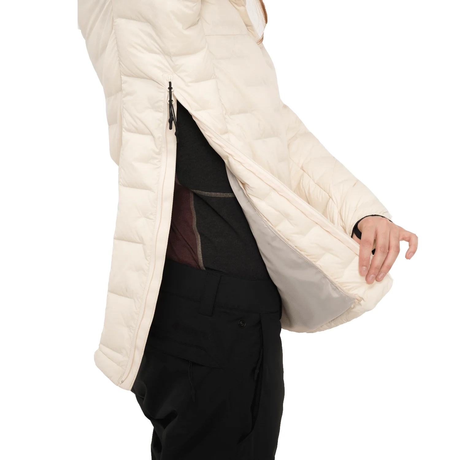 Armada Women's Sankaty Down Pullover Jacket Natural - Image 2