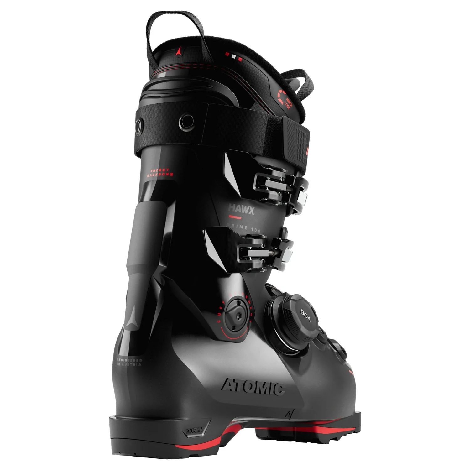 Atomic Hawx Prime 100 BOA Ski Boot 2026 Black/Red - Image 2