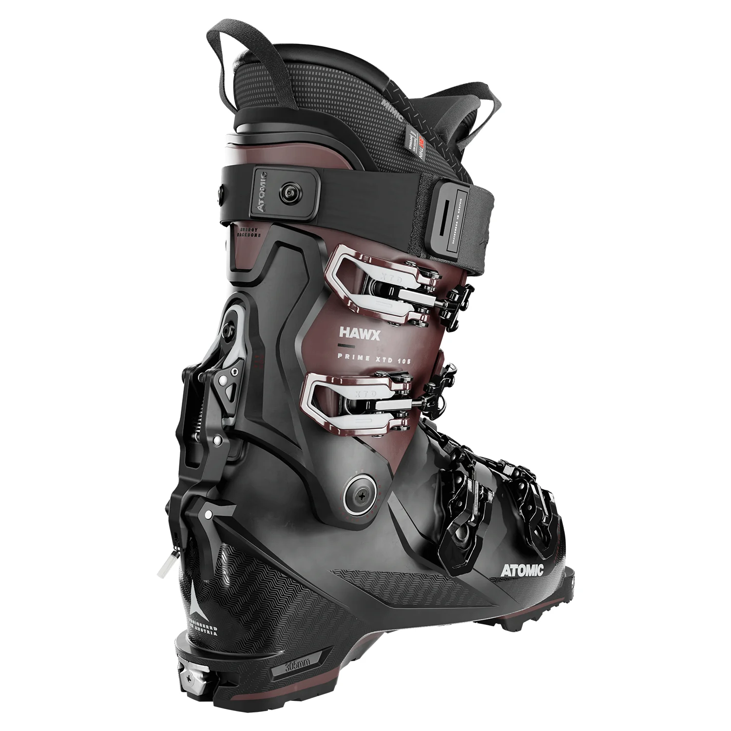Atomic Women's Hawx Prime XTD 105 W GW Ski Boot 2024 Black/Rust/Ivory - Image 2