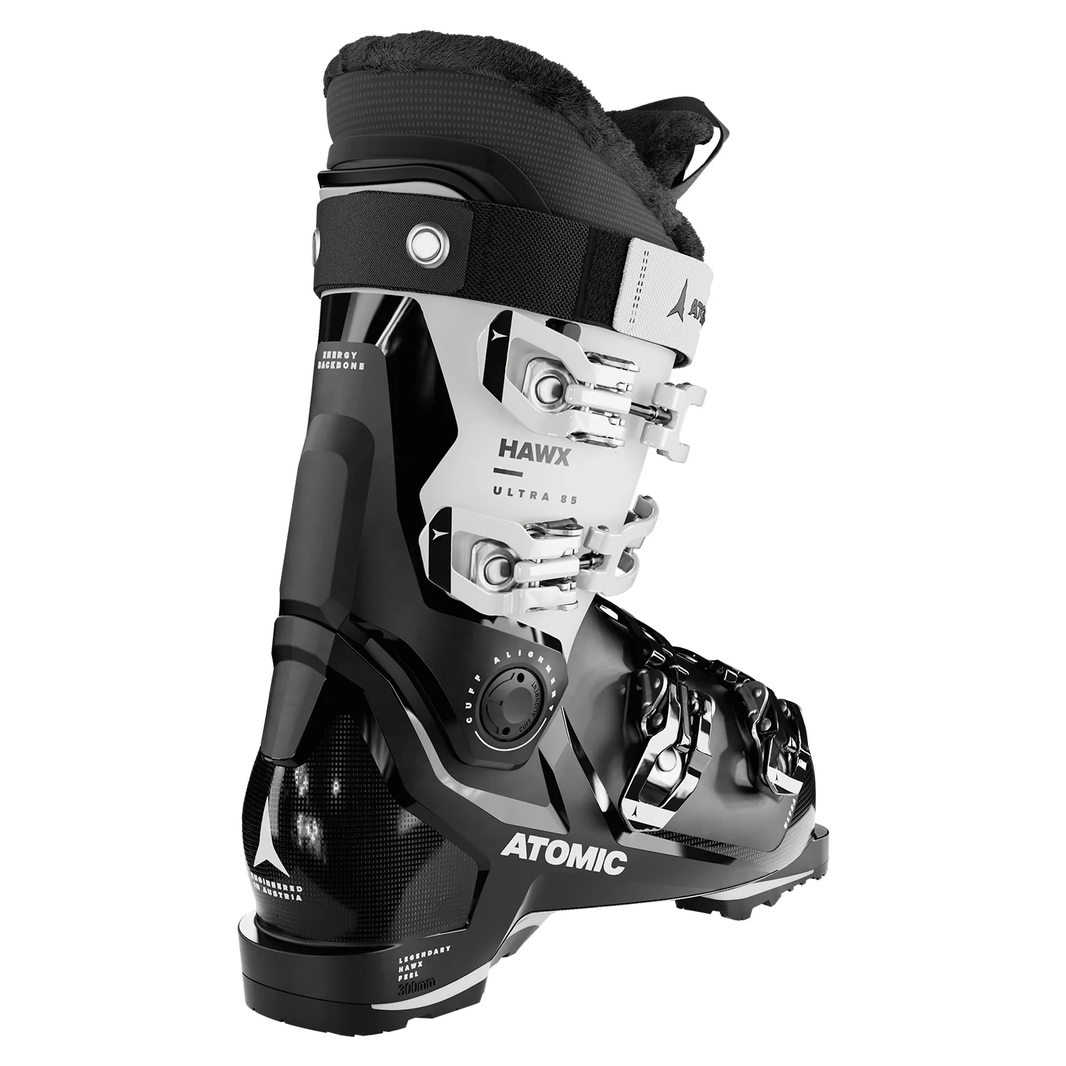 Atomic Women's Hawx Ultra 85 W GW Ski Boot 2025 Black/White - Image 2