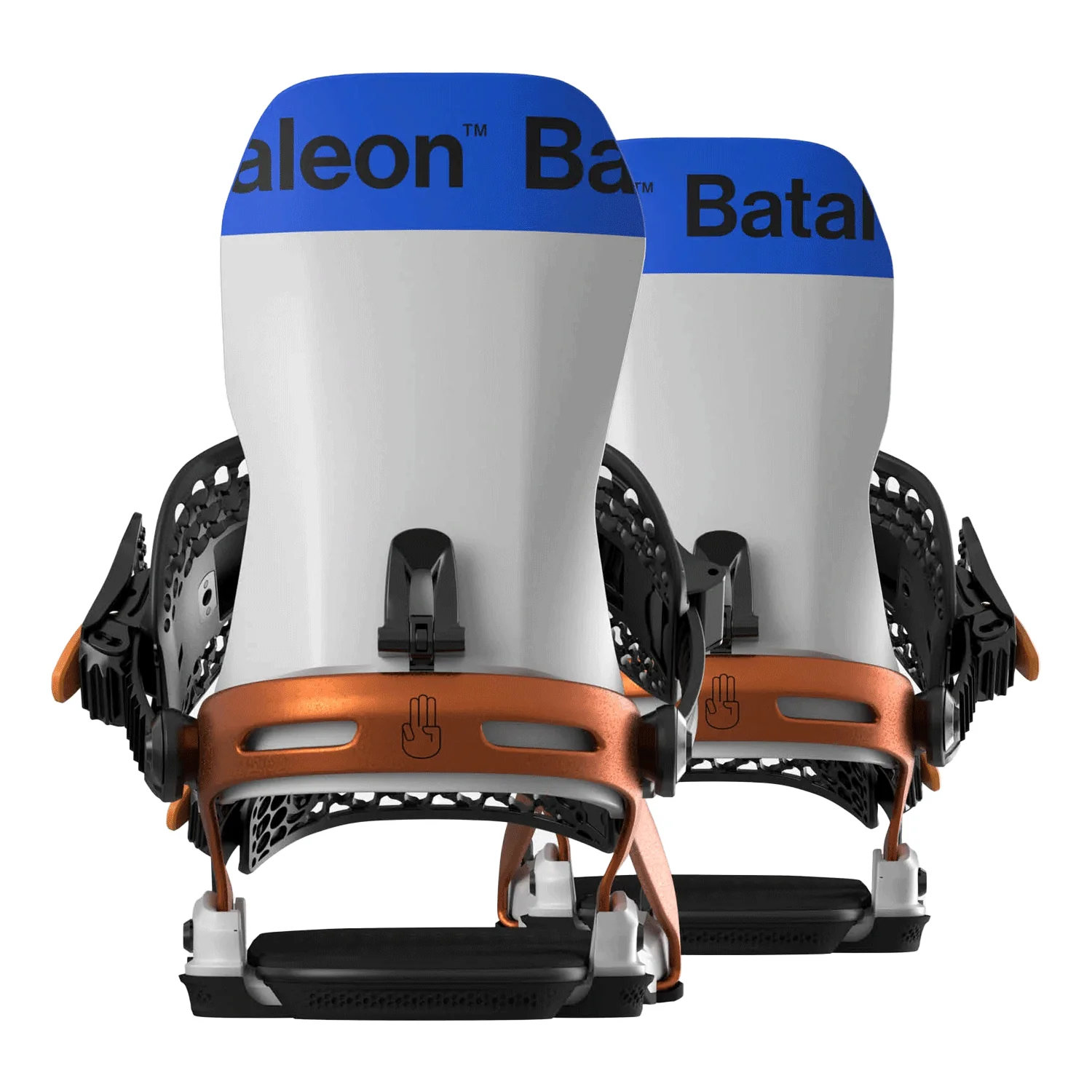 Bataleon Men's Blaster AW Snowboard Bindings 2025 Bone White/Copper - Image 2