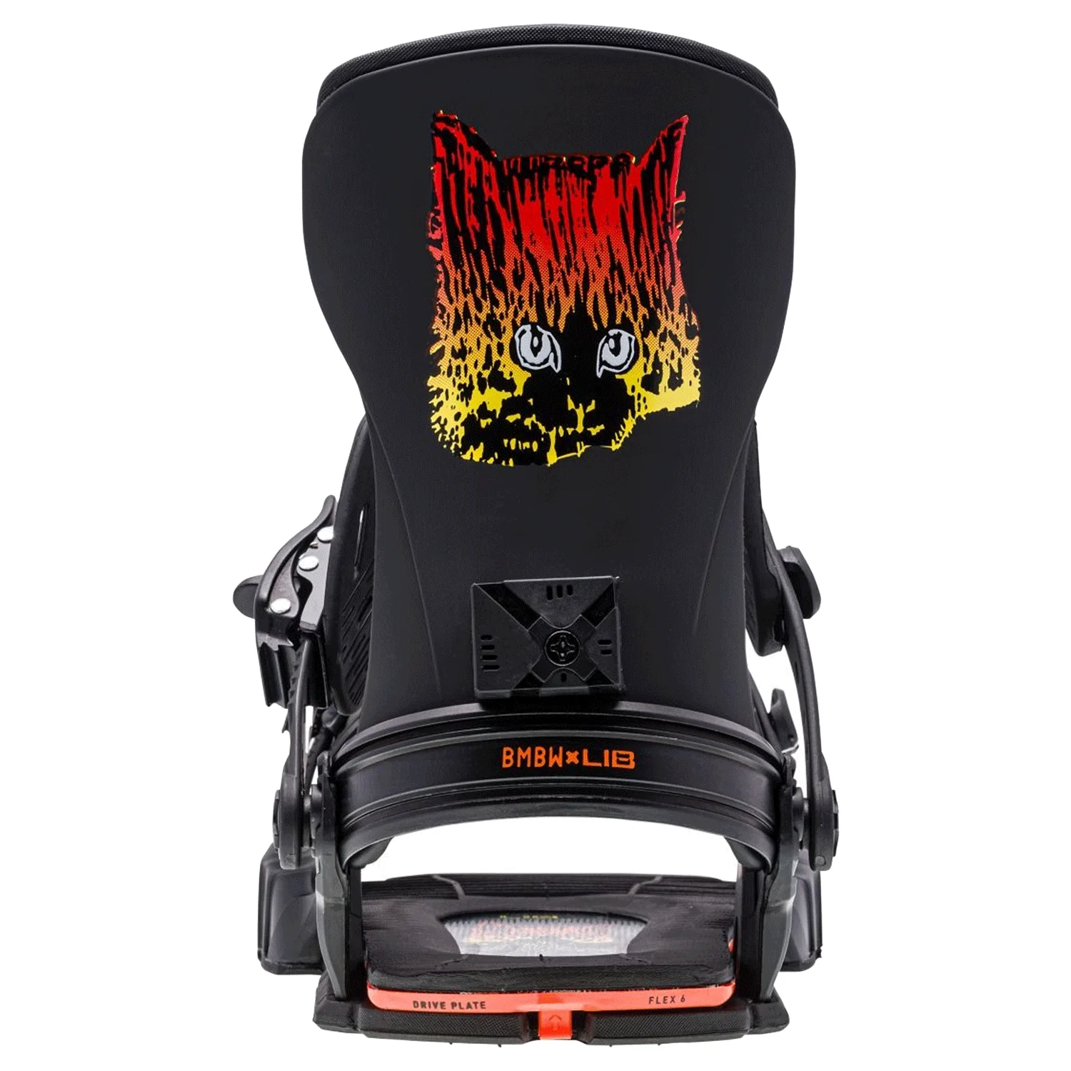Bent Metal Men's Transfer Snowboard Bindings 2024 Black/Orange - Image 4