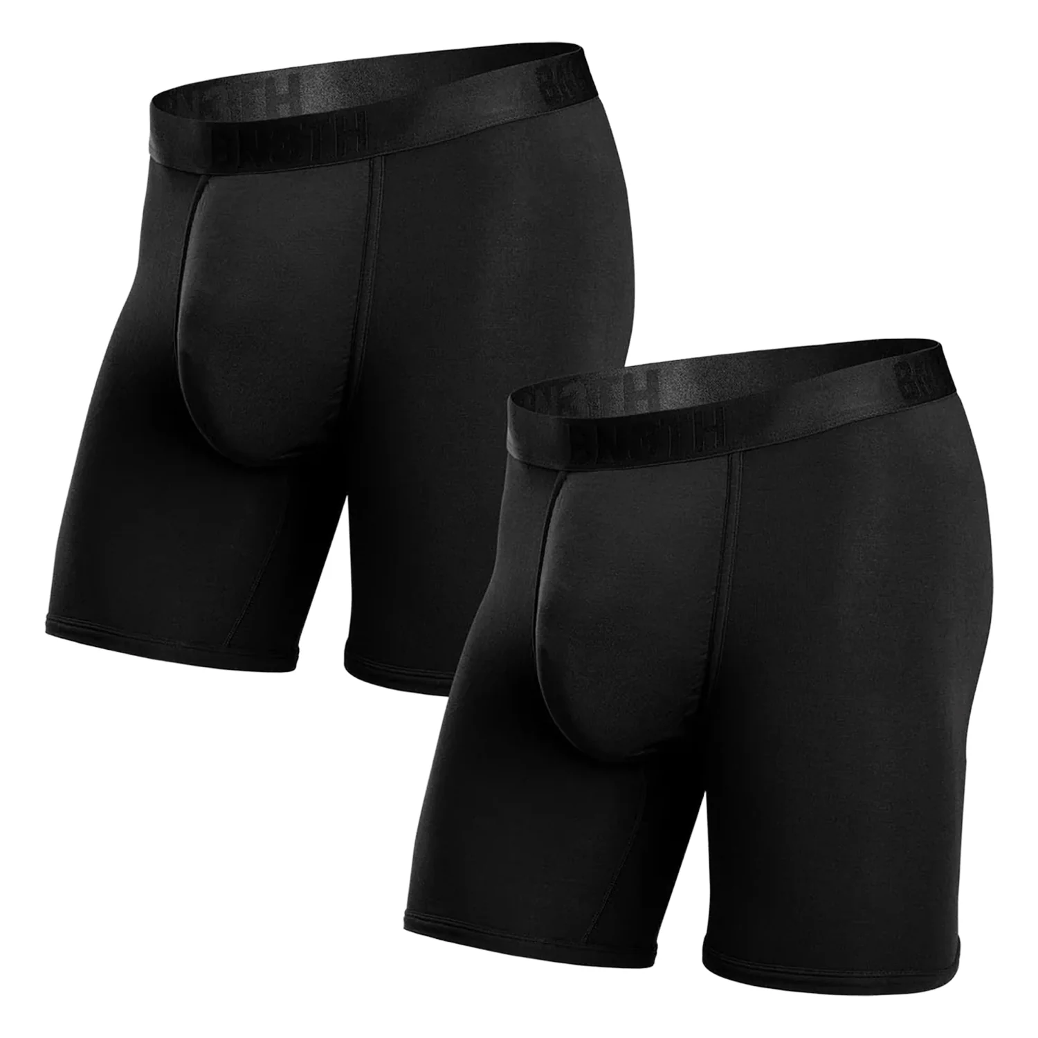 BN3TH Men's Classic Icon Boxer Brief 2 Pack Black
