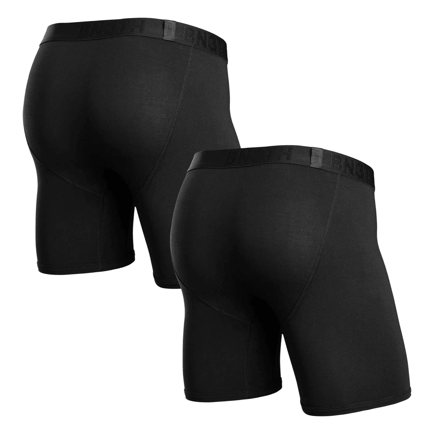 BN3TH Men's Classic Icon Boxer Brief Black 2 Pack - Image 2