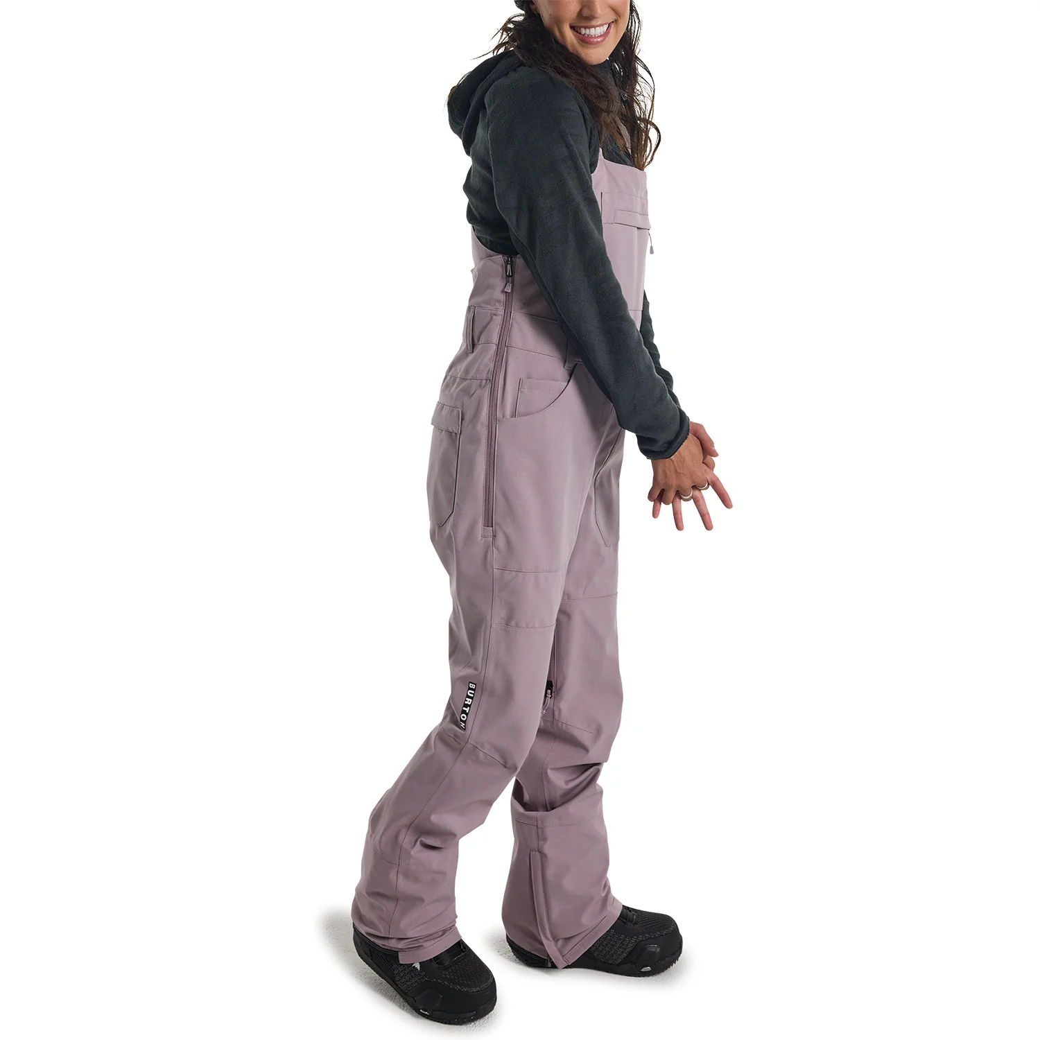 Burton Avalon Stretch Bib Pant 2023 Elderberry XS - Image 2