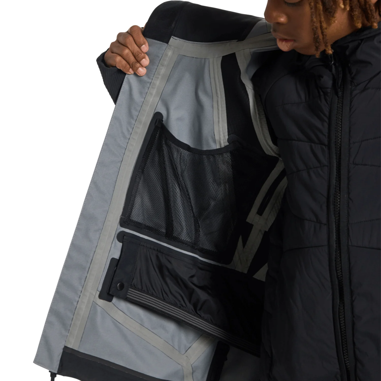 Burton Kids Outbeam 3L Jacket System 2026 True Black - Image 5