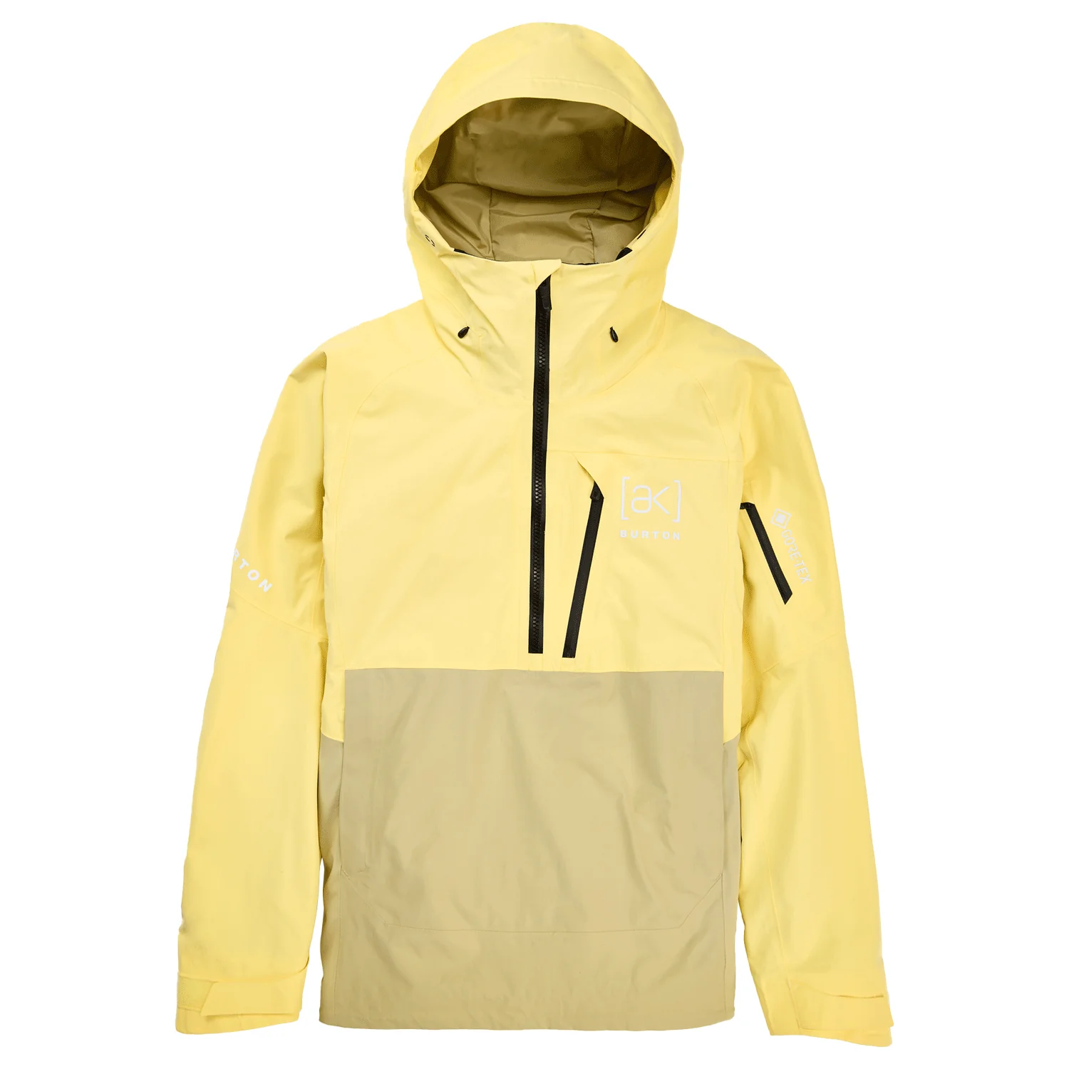 Burton Men's [ak] Velocity Gore‑Tex 2L Anorak Jacket 2024 Buttermilk/Mushroom