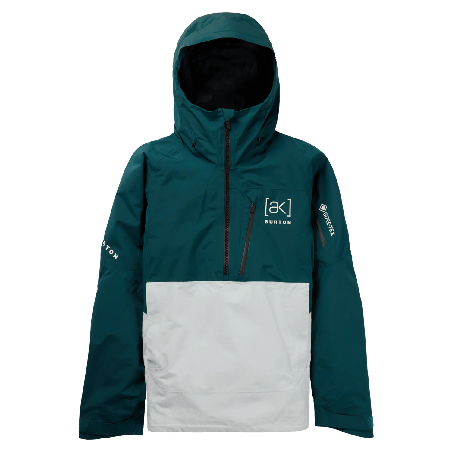 Burton Men's [ak] Velocity Gore-tex Anorak 2025 Deep Emerald/Grey Cloud