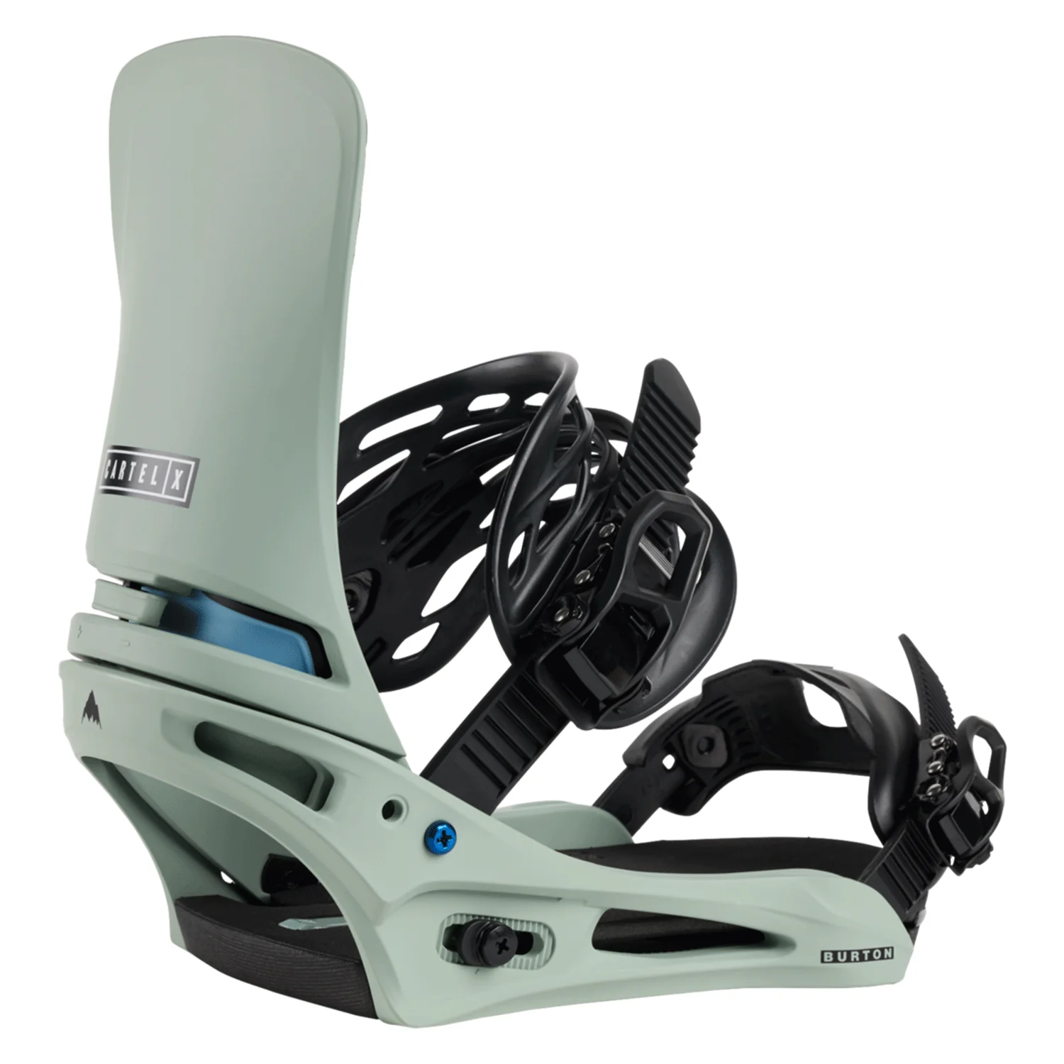 Burton Men's Cartel X Snowboard Bindings 2025 Petrol Green