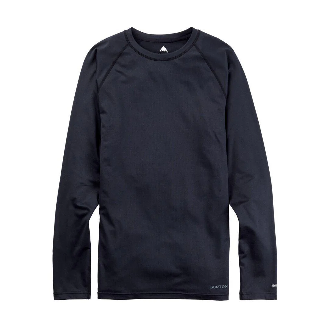 Burton Men's Midweight X Base Layer Crew 2024 True Black/Gray Heather - Image 4