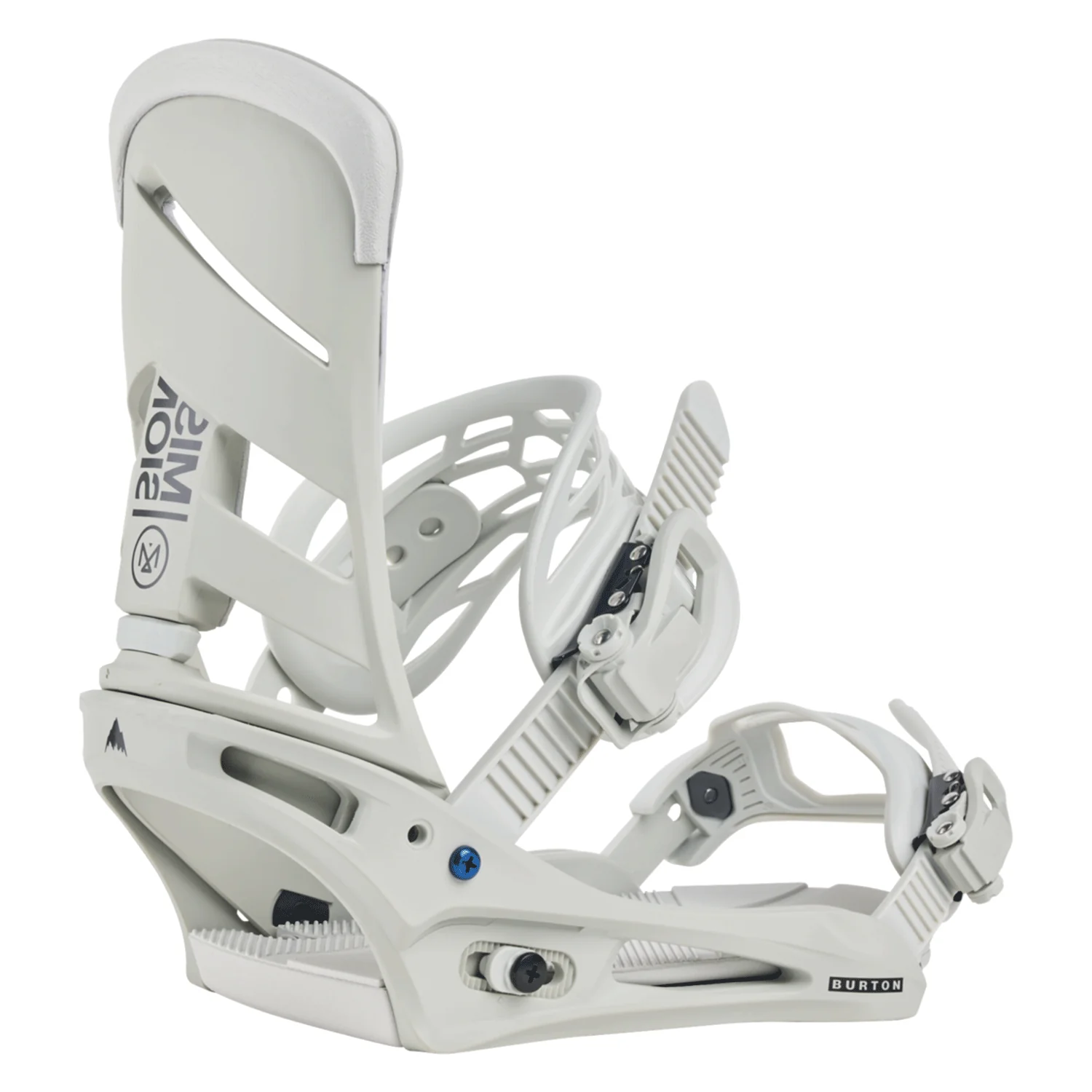 Burton Men's Mission Snowboard Bindings 2025 Gray Cloud