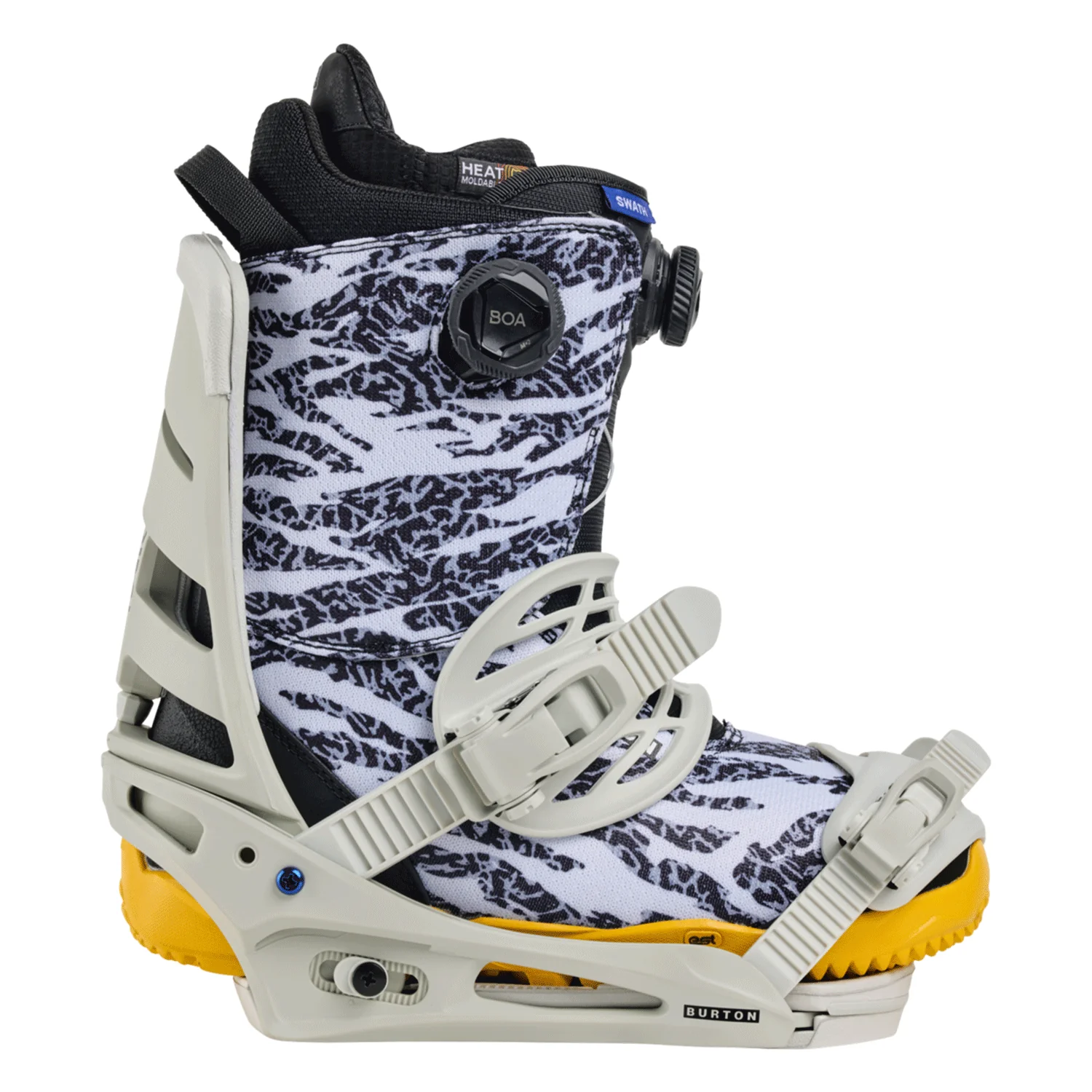 Burton Men's Mission Snowboard Bindings 2025 Gray Cloud - Image 6