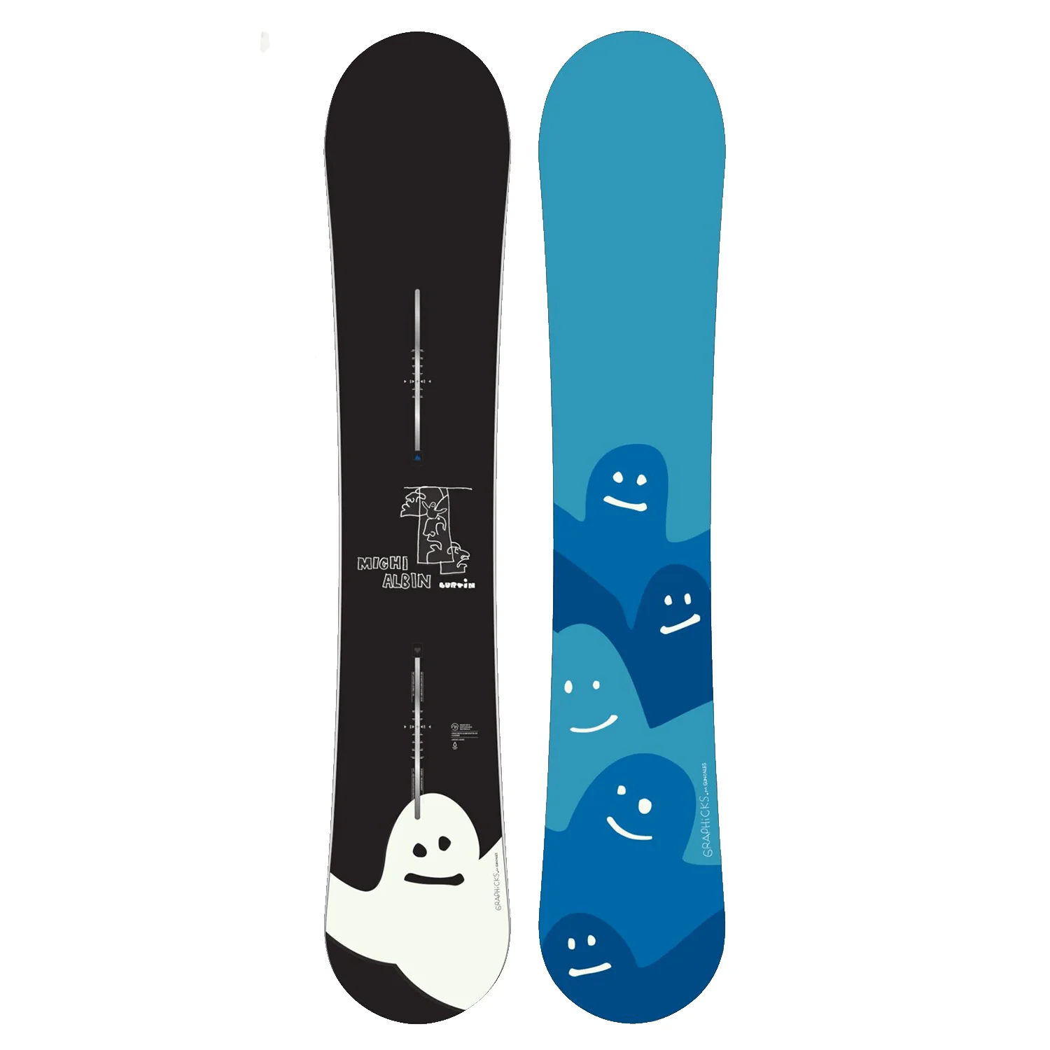 Burton Michi Albin Burtin Snowboard 2025 Blue