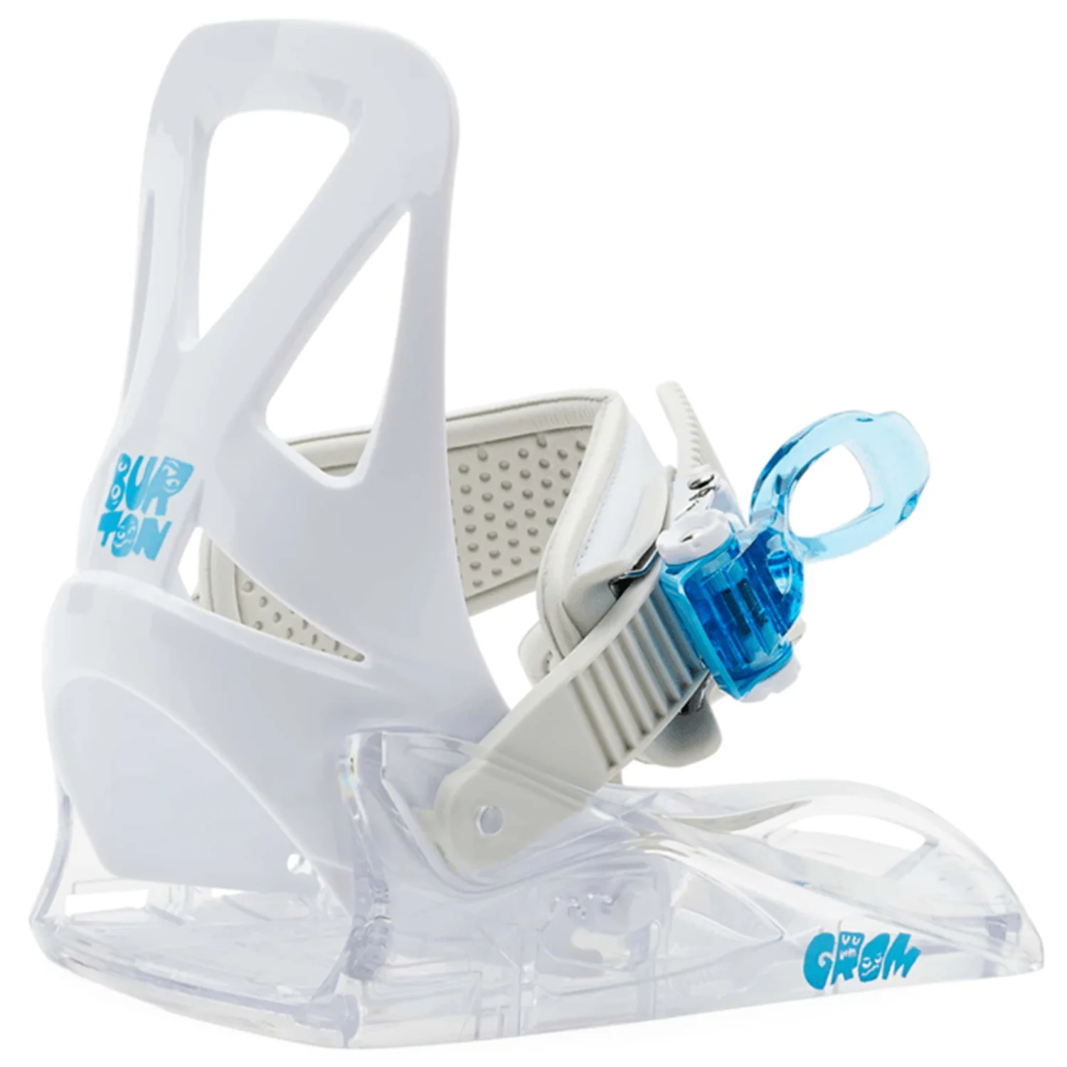 Burton Youth Mini Grom Snowboard Bindings 2024 White