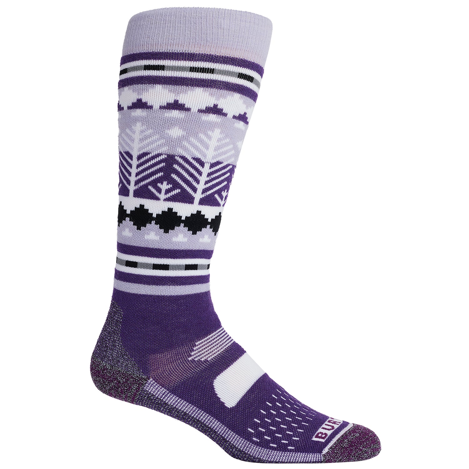 Burton Women's Performance Midweight Sock Snowy Pines