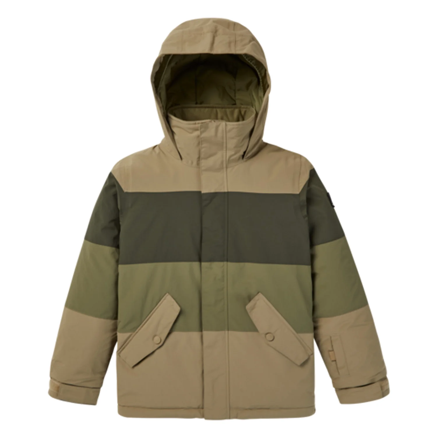 Burton Youth Symbol Jacket 2024 Kelp/Forest Night/Martini Olive
