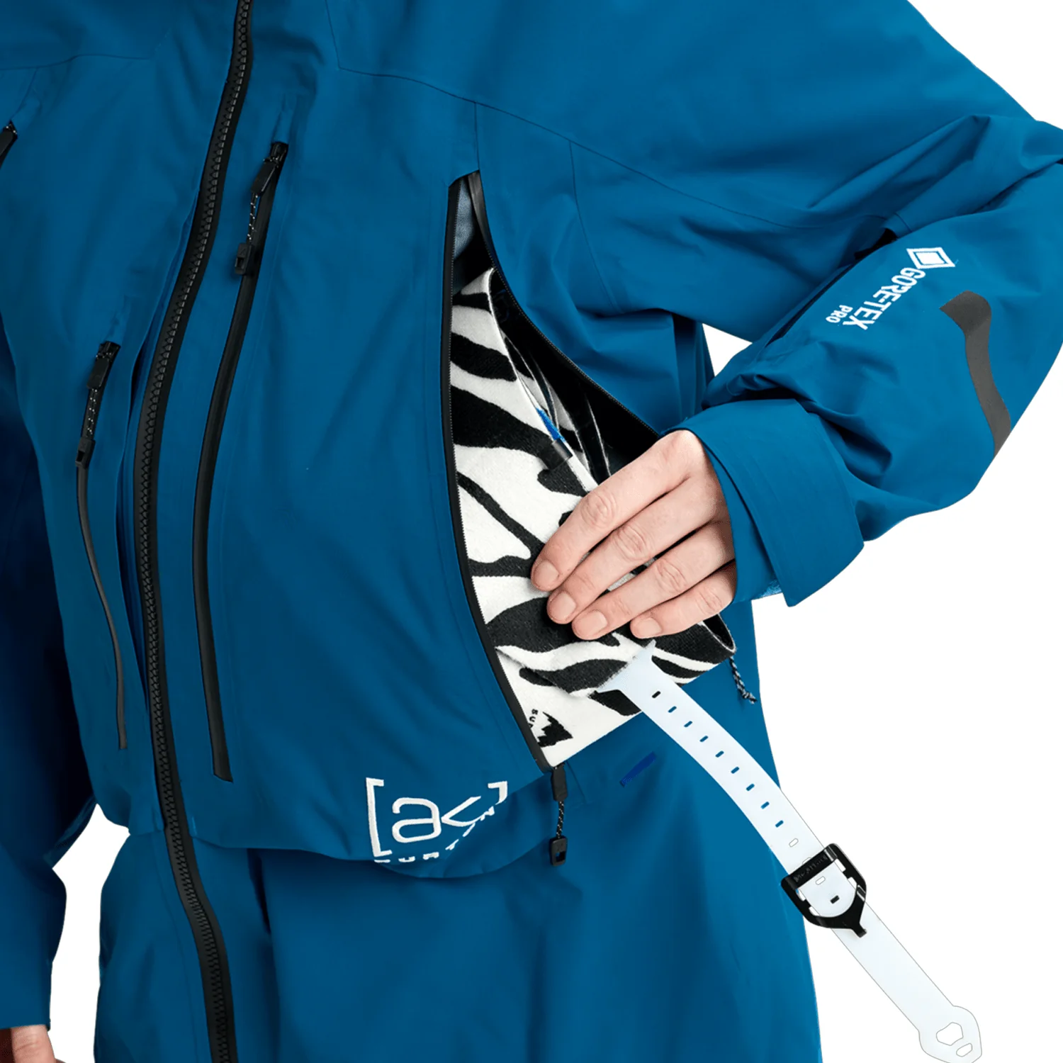 Burton Women's [ak] Acamar Gore-Tex Pro 3L Jacket 2026 Blue Teal - Image 4