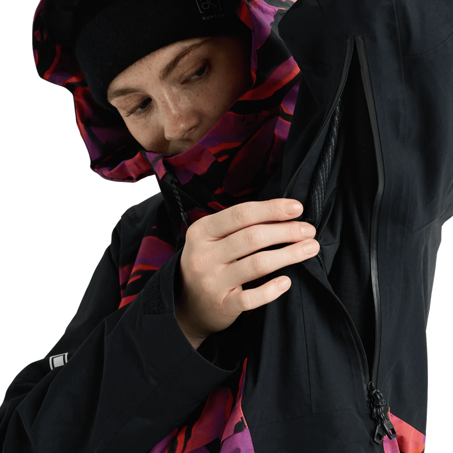 Burton Women's [ak] Kimmy Gore-Tex 2L Anorak 2026 Slash Multi/True Black - Image 5
