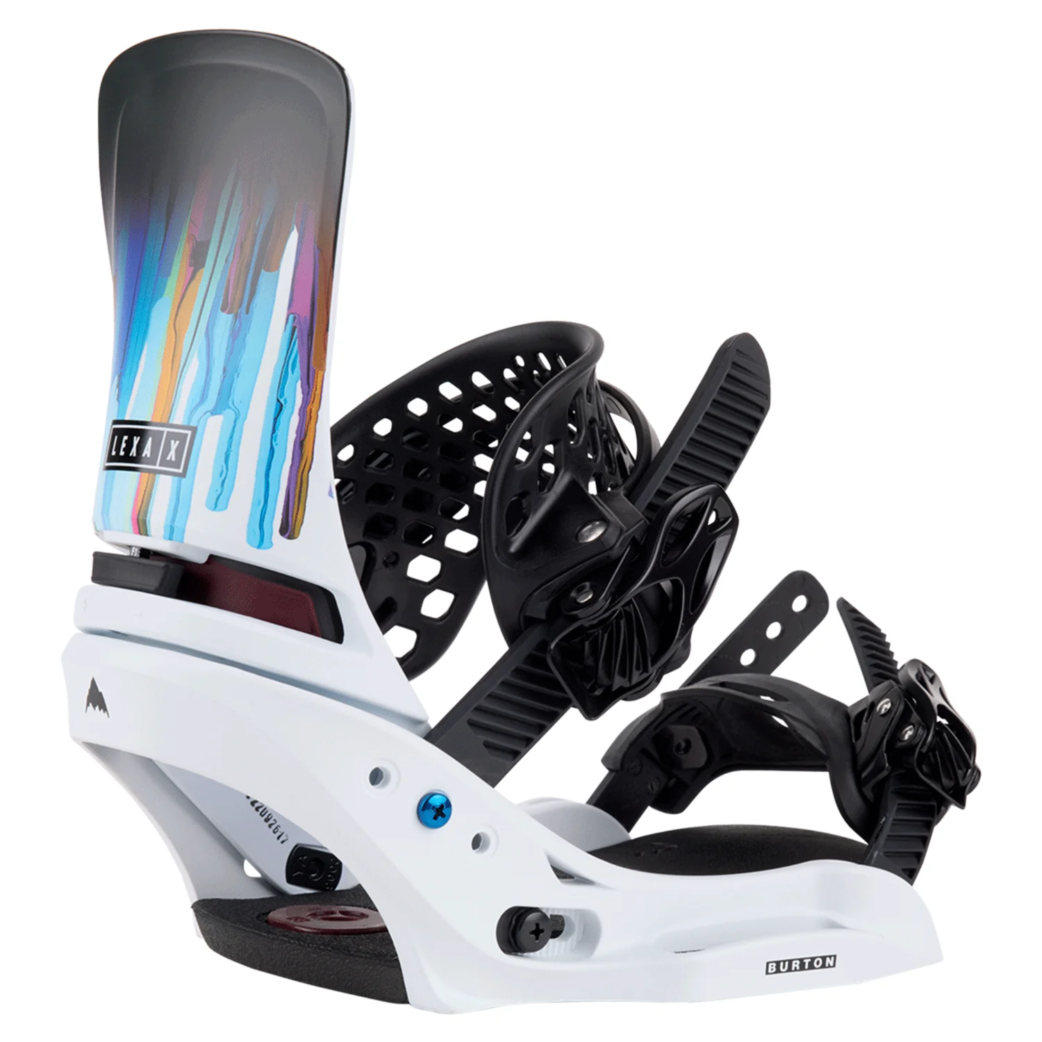 Burton Women's Lexa X EST Snowboard Bindings 2024 White/Graphic