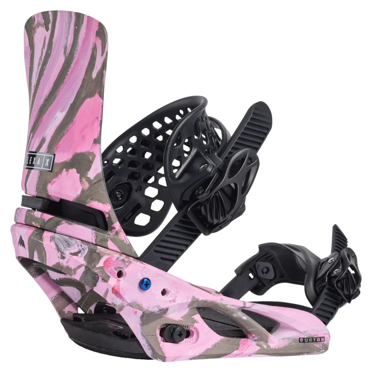 Burton Women's Lexa X Snowboard Bindings 2025 Gray/Pink