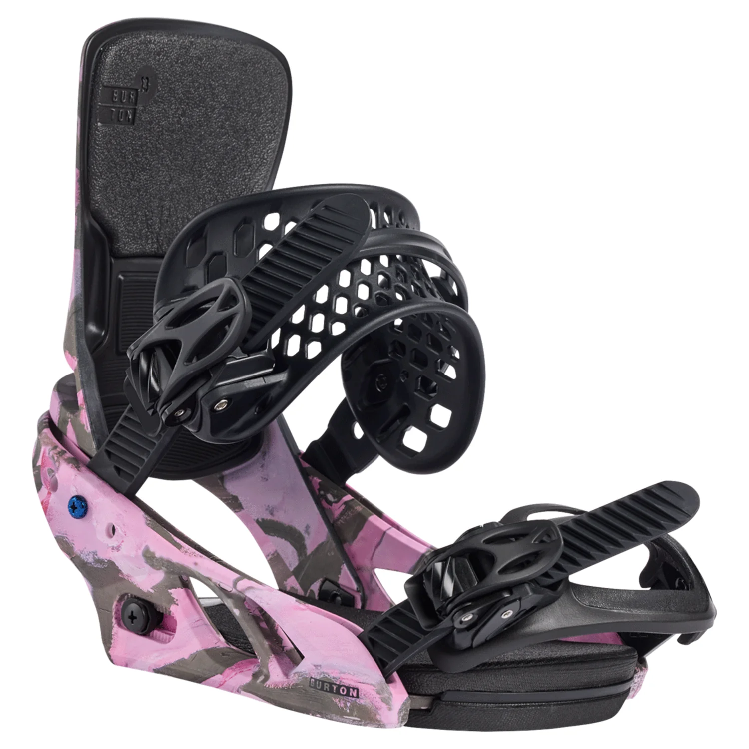 Burton Women's Lexa X Snowboard Bindings 2025 Gray/Pink - Image 2