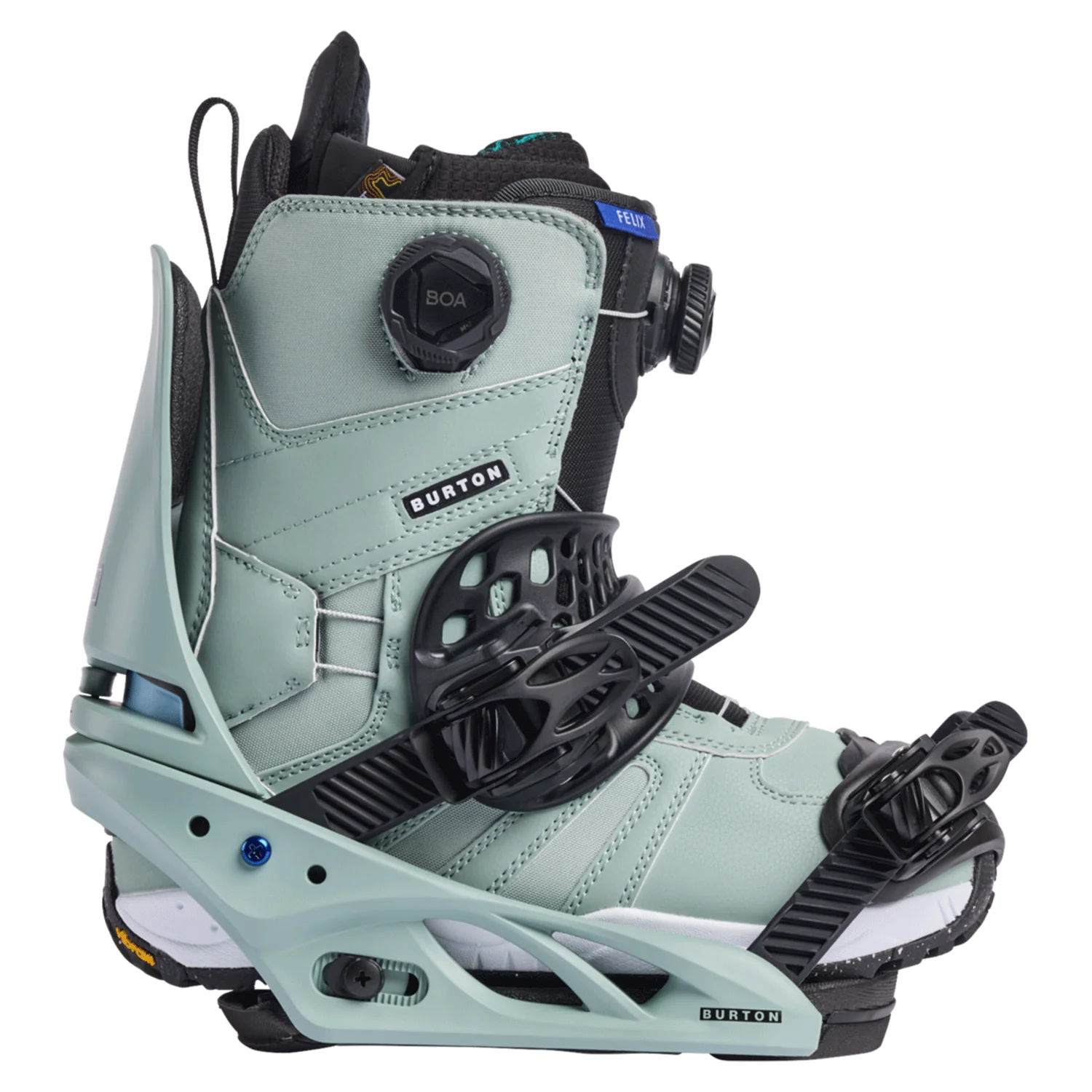 Burton Women's Lexa X Snowboard Bindings 2025 Petrol Green - Image 6