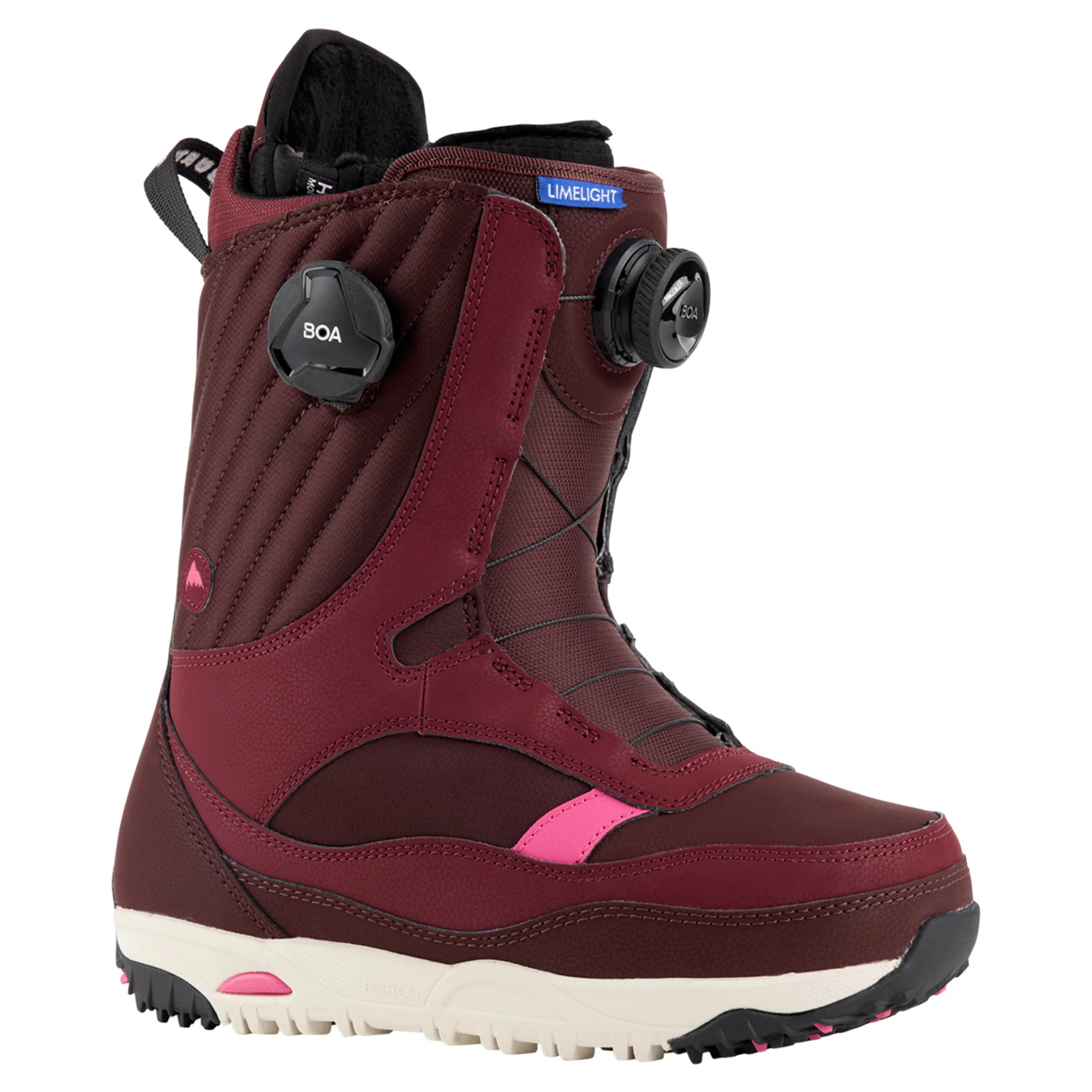 Burton Women's Limelight BOA Snowboard Boots 2024 Almandine/Stout White