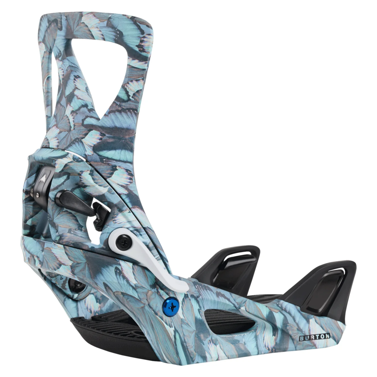 Burton Women's Step On Re:Flex Snowboard Bindings 2025 Blue Butterflies