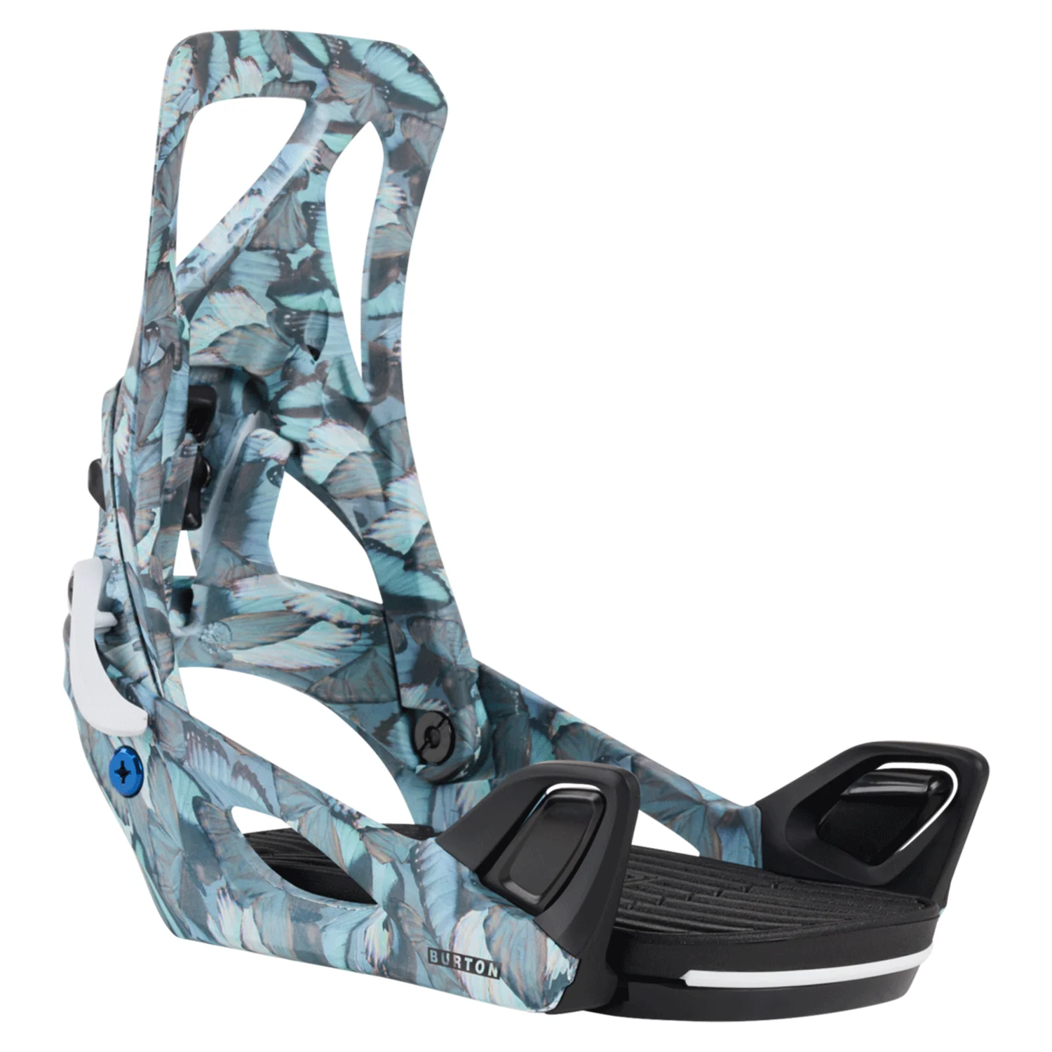 Burton Women's Step On Re:Flex Snowboard Bindings 2025 Blue Butterflies - Image 2
