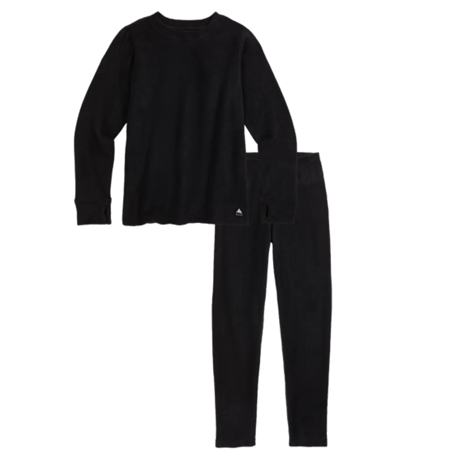 Burton Youth Fleece Base Layer Set True Black