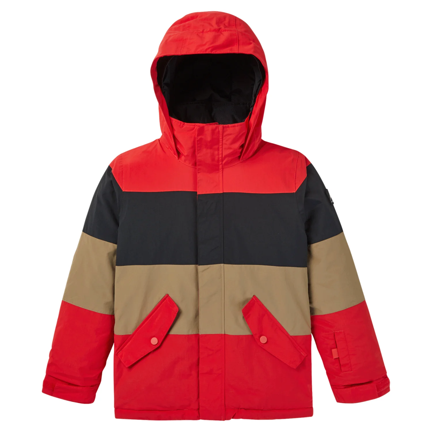 Burton Youth Symbol 2L Jacket 2024 Tomato/True Black/Kelp - Image 4