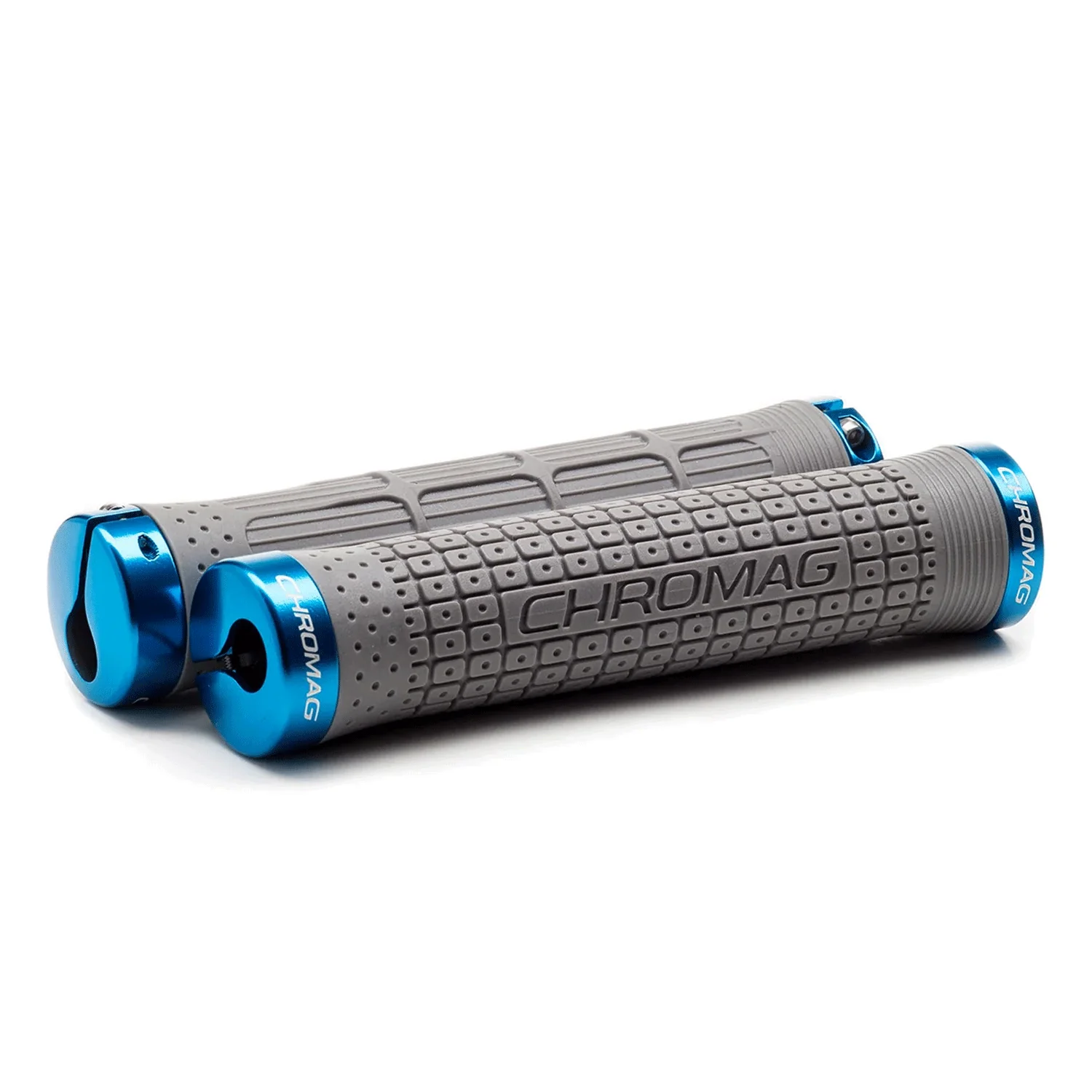 Chromag Clutch Grips Grey/Blue
