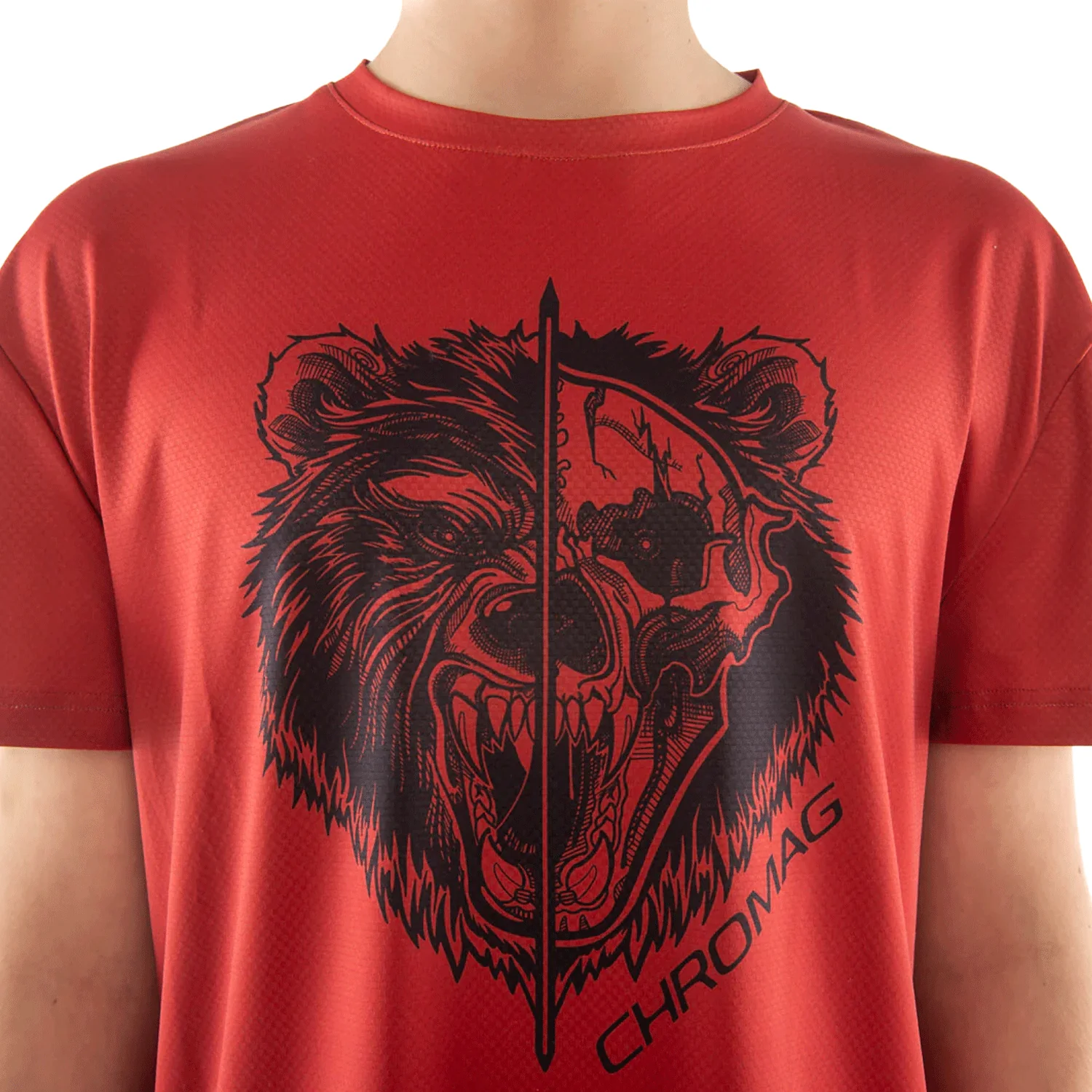 Chromag Kids Method Tech T-Shirt Burnt Red - Image 3