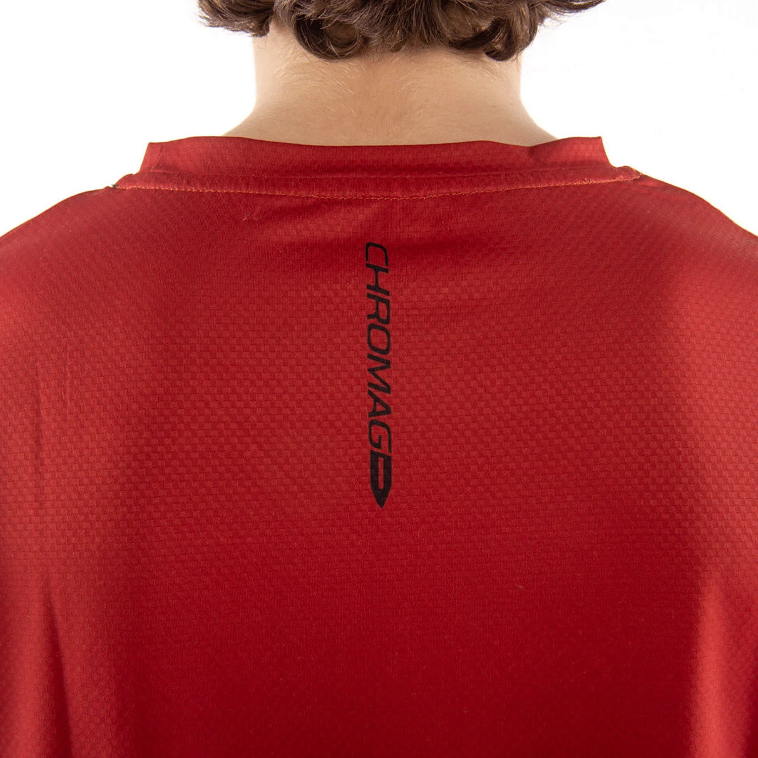 Chromag Kids Method Tech T-Shirt Burnt Red - Image 4