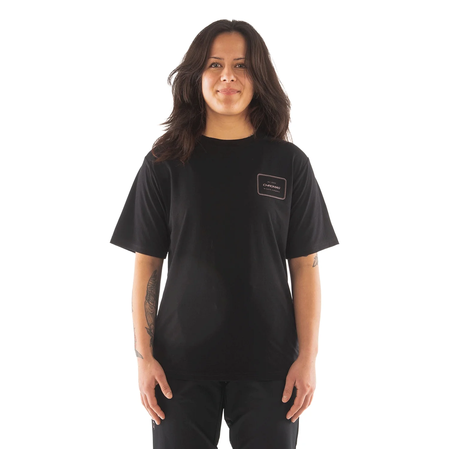 Chromag Women's Em Tech T-Shirt Layout Black